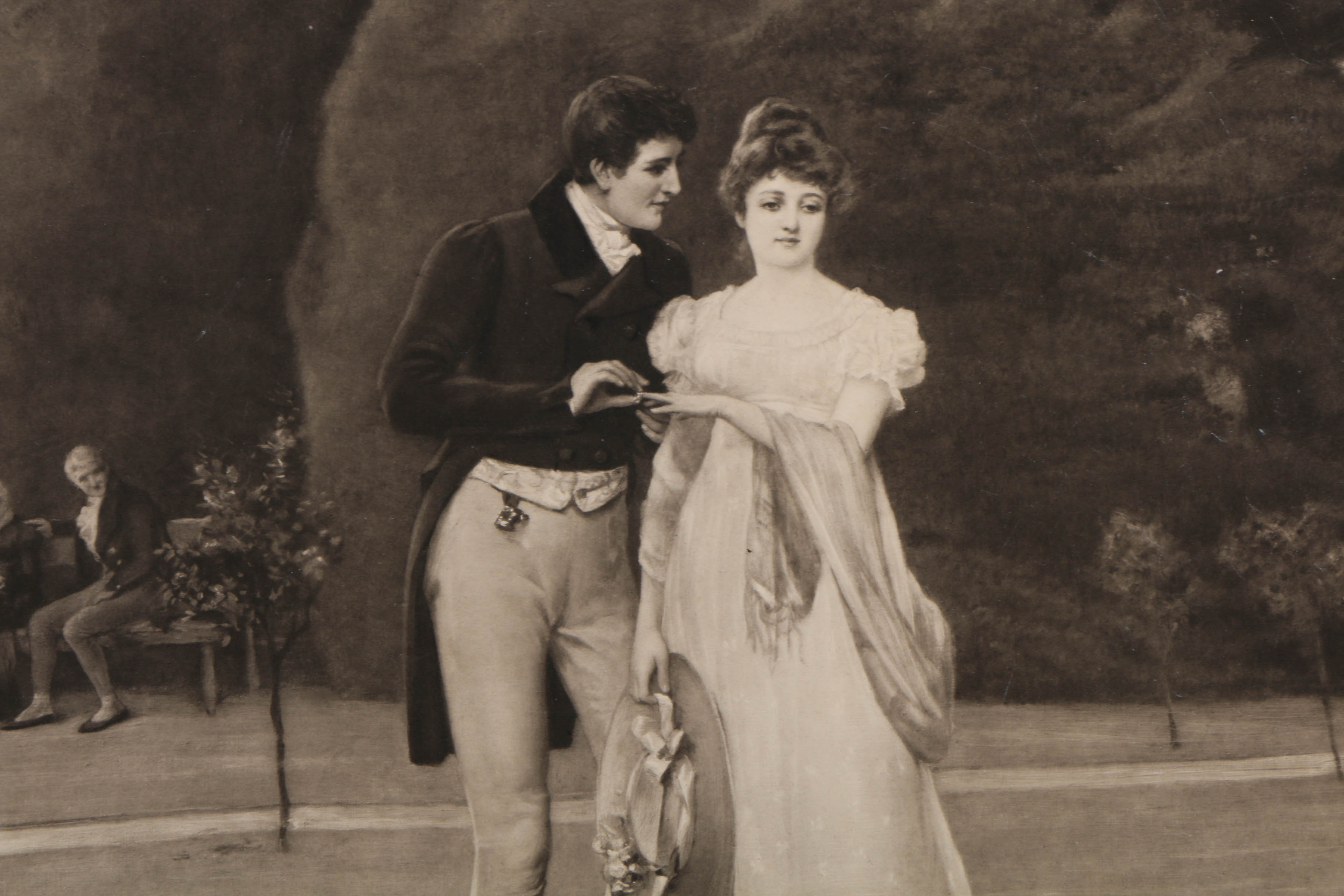 Photogravure After John Haynes-Williams Original Artwork of a Couple