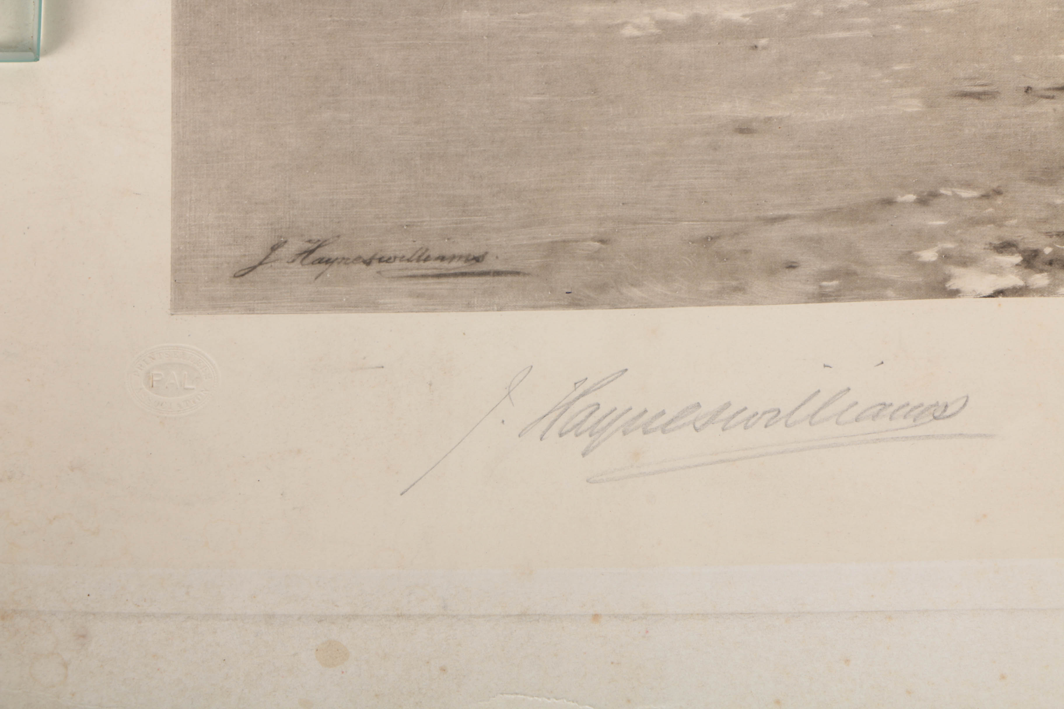 Photogravure After John Haynes-Williams Original Artwork of a Couple