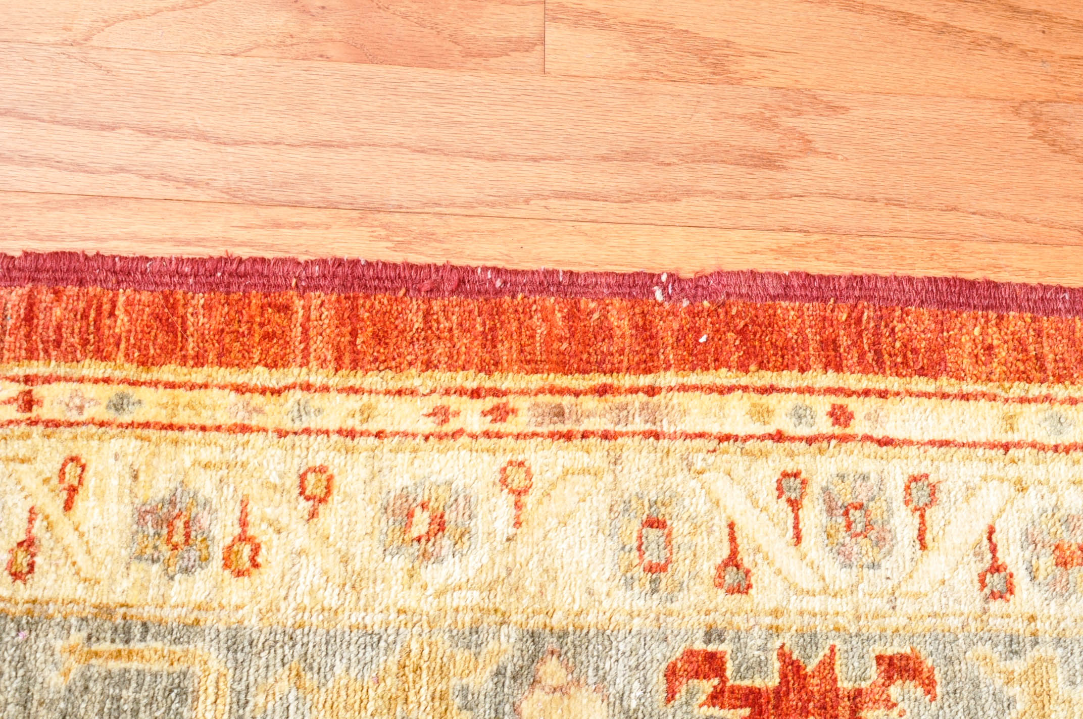 Hand-Knotted Turkish Oushak Area Rug