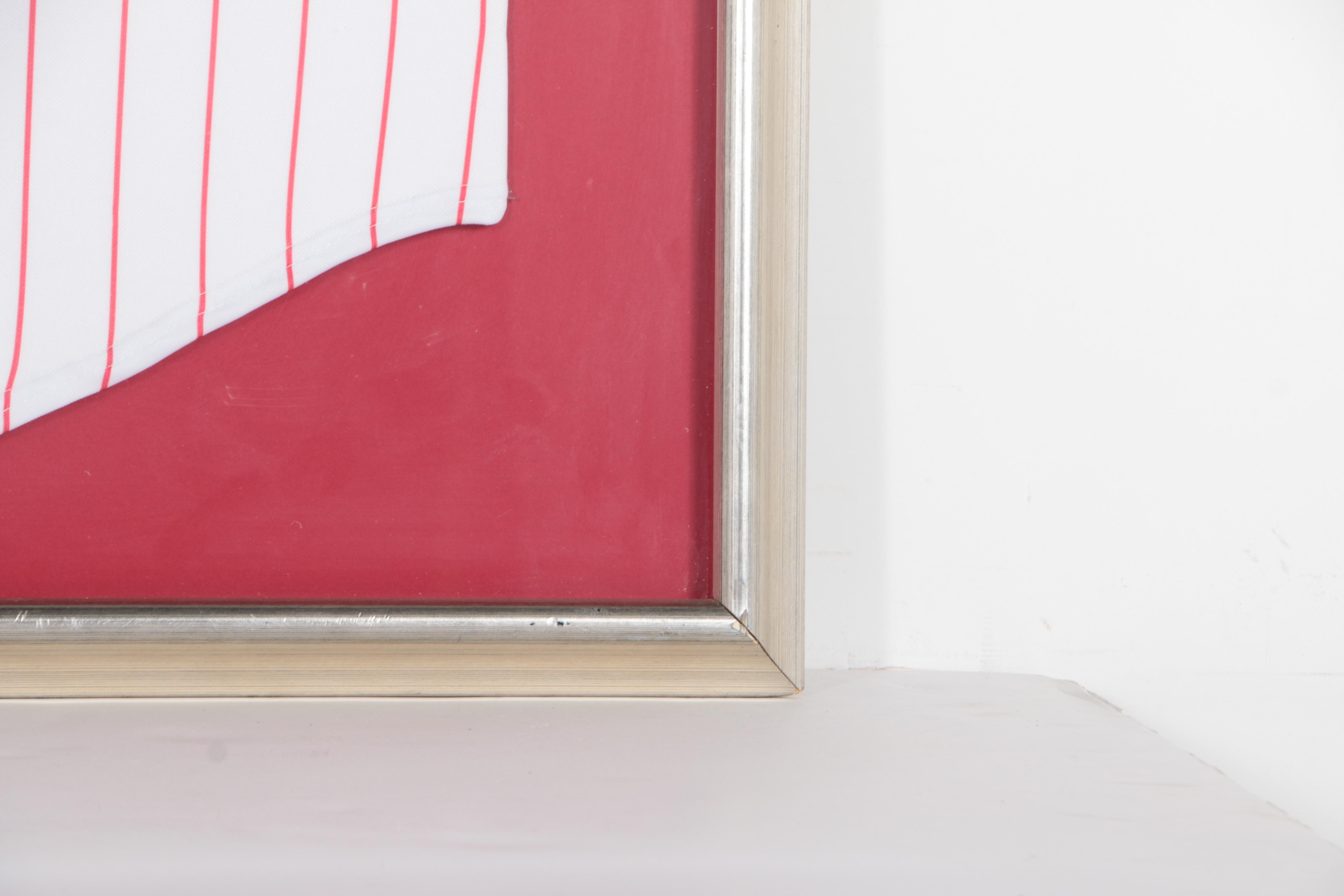 Framed Mike Schmidt Autographed Phillies Jersey