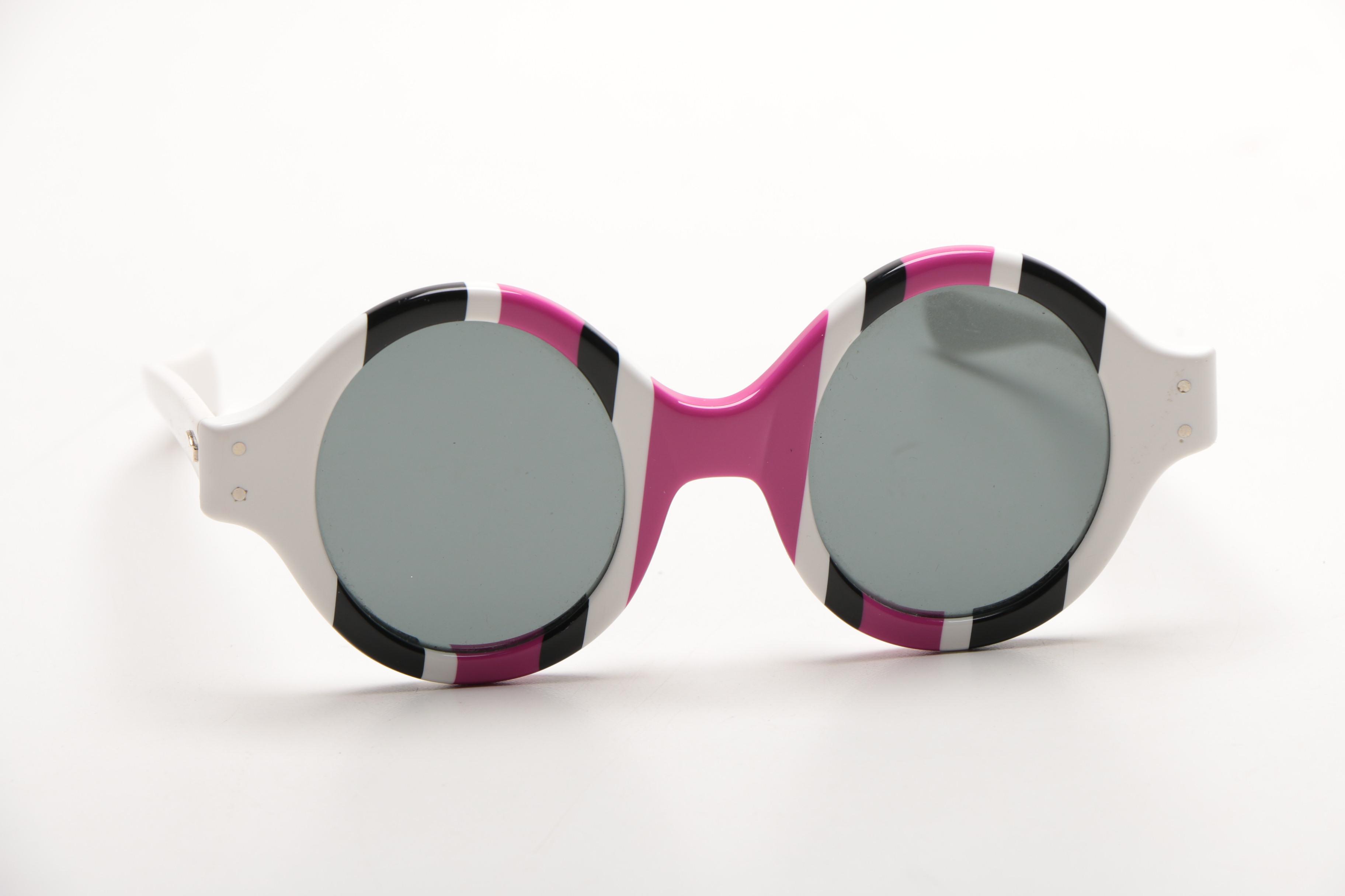 Vintage Patterned Sunglasses