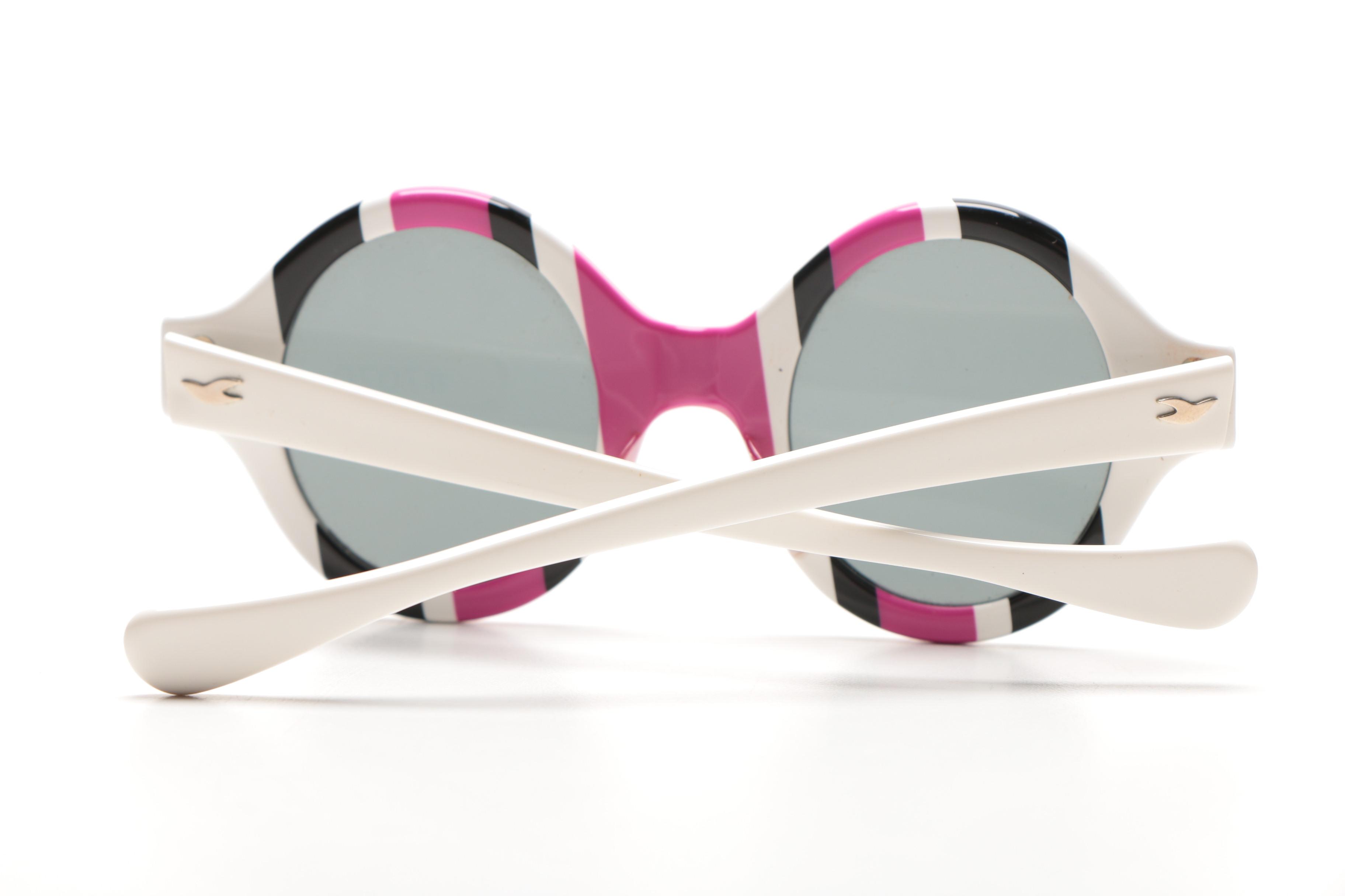Vintage Patterned Sunglasses