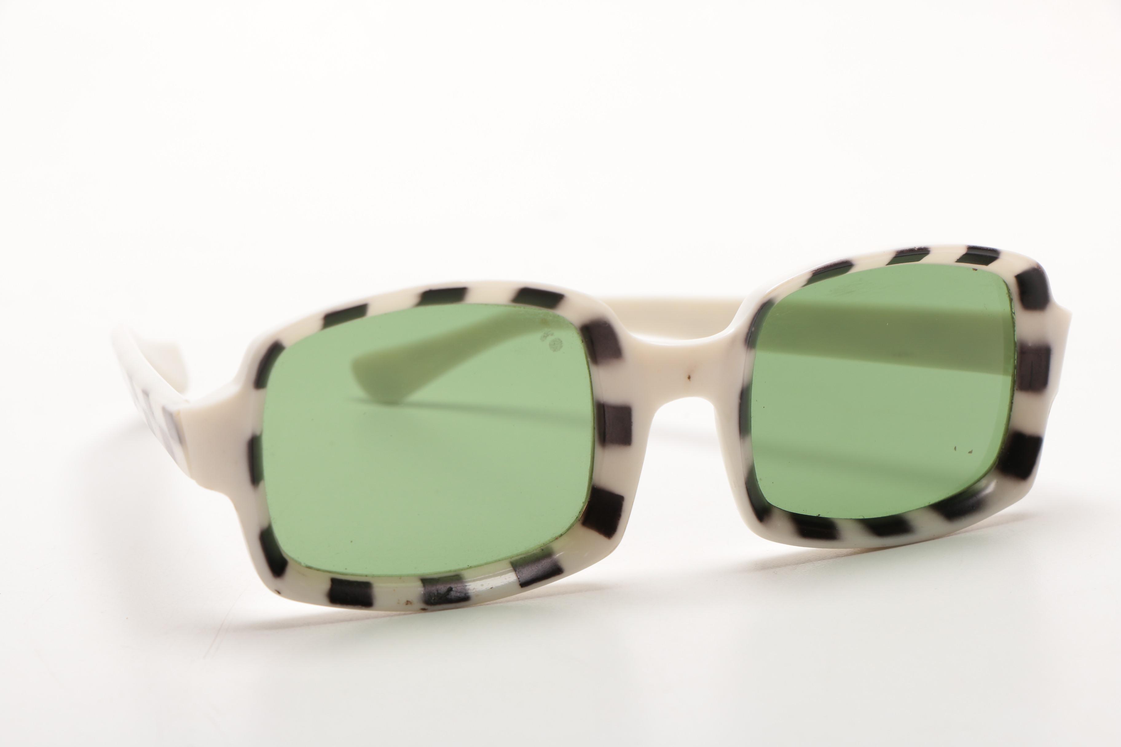 Vintage Patterned Sunglasses