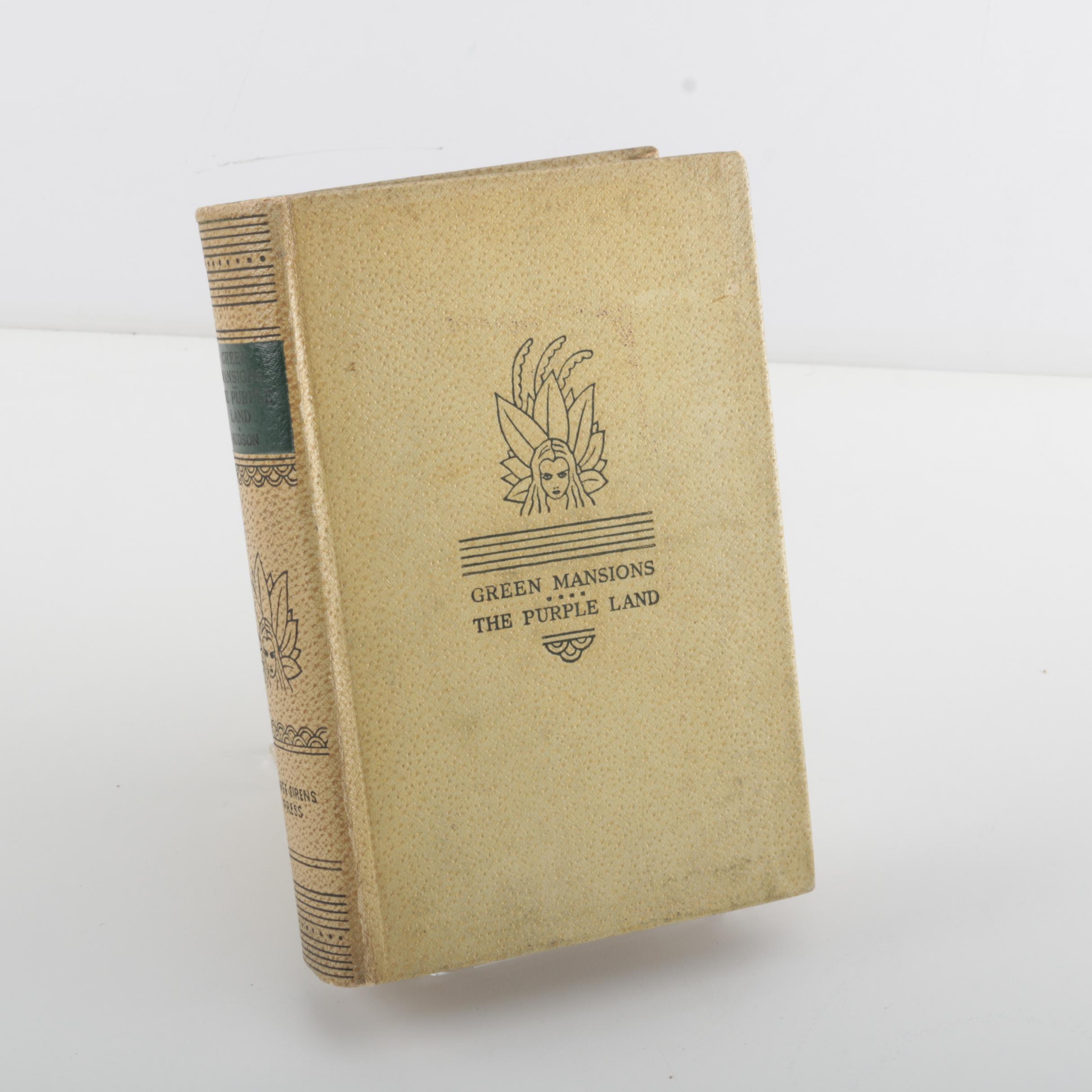 1930s "Green Mansions: The Purple Land" by W. H. Hudson and Illustrated by Keith Henderson