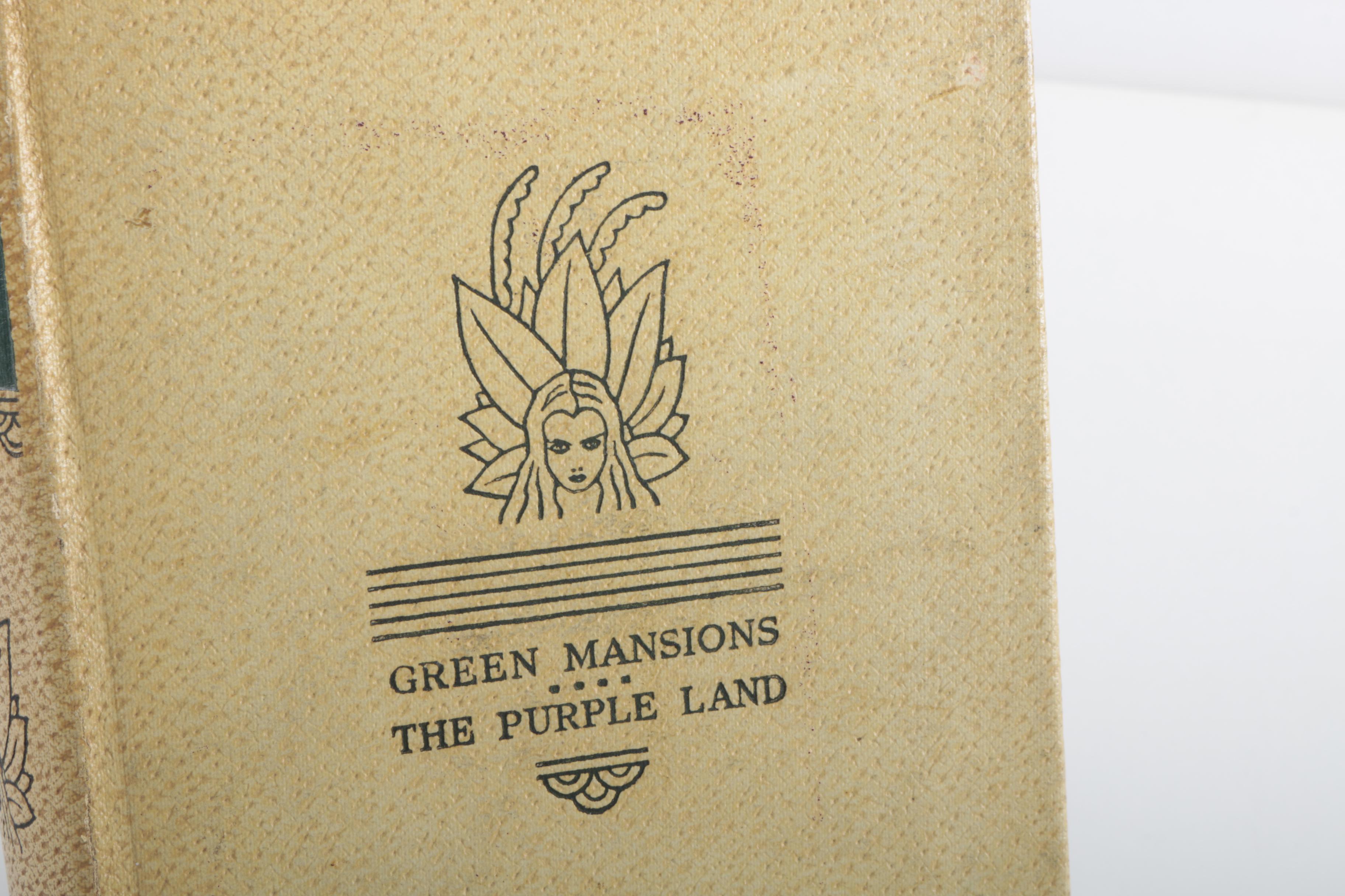 1930s "Green Mansions: The Purple Land" by W. H. Hudson and Illustrated by Keith Henderson