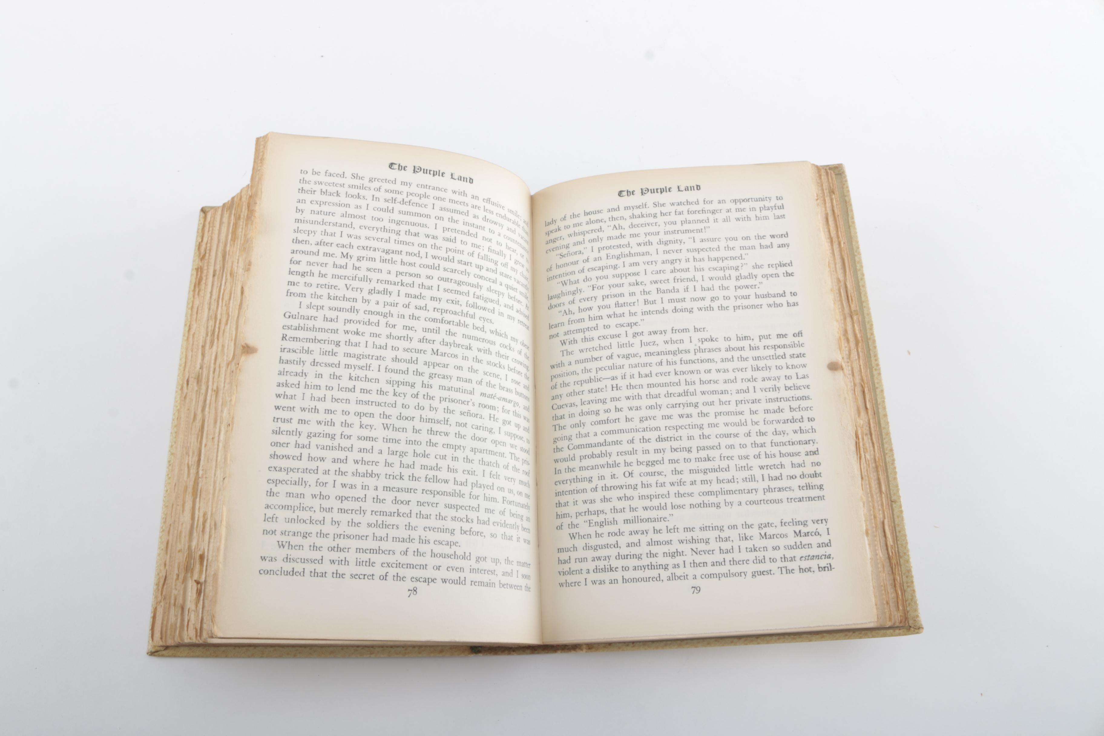 1930s "Green Mansions: The Purple Land" by W. H. Hudson and Illustrated by Keith Henderson