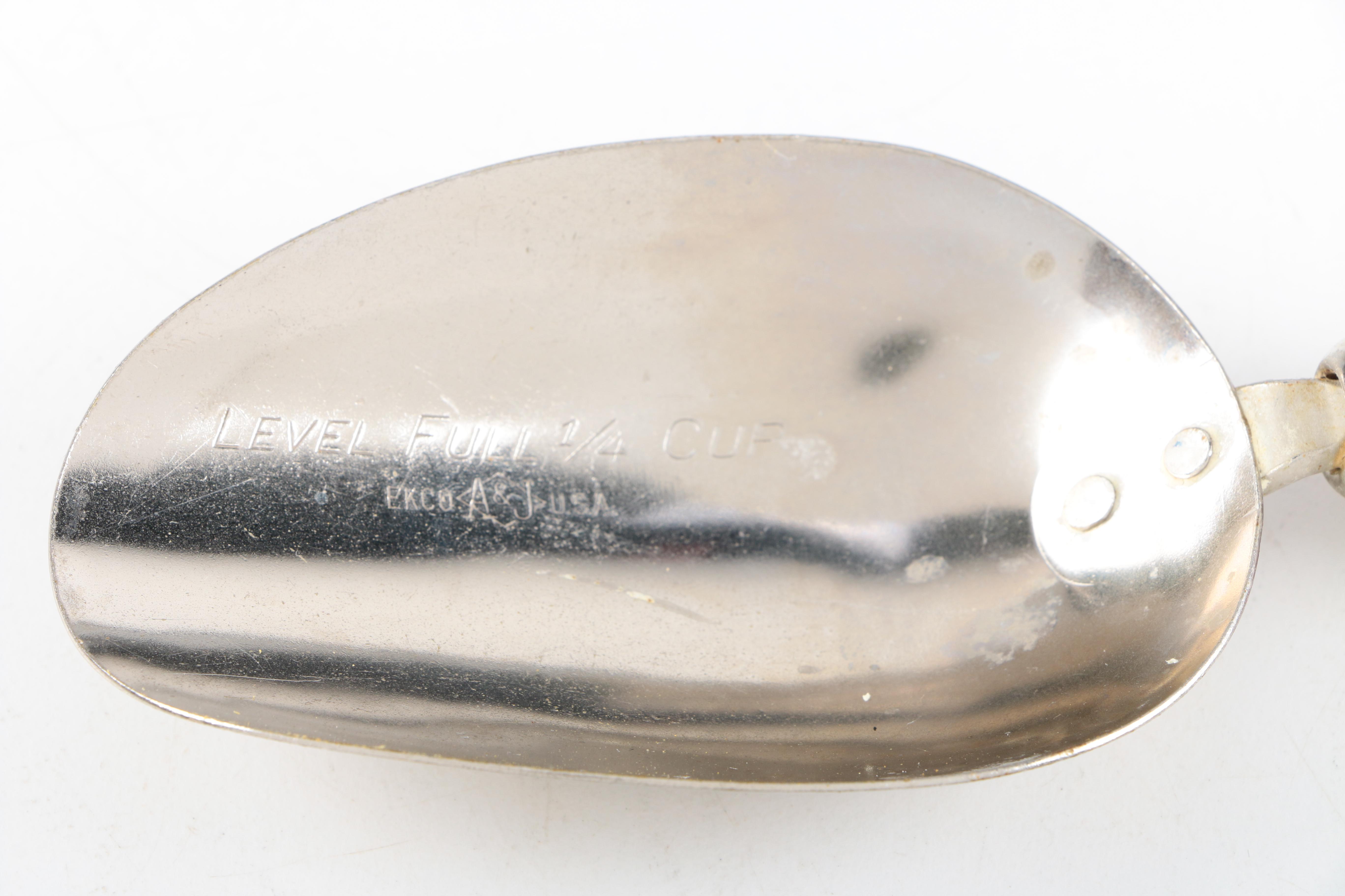 Vintage Stainless Steel Kitchen Canisters