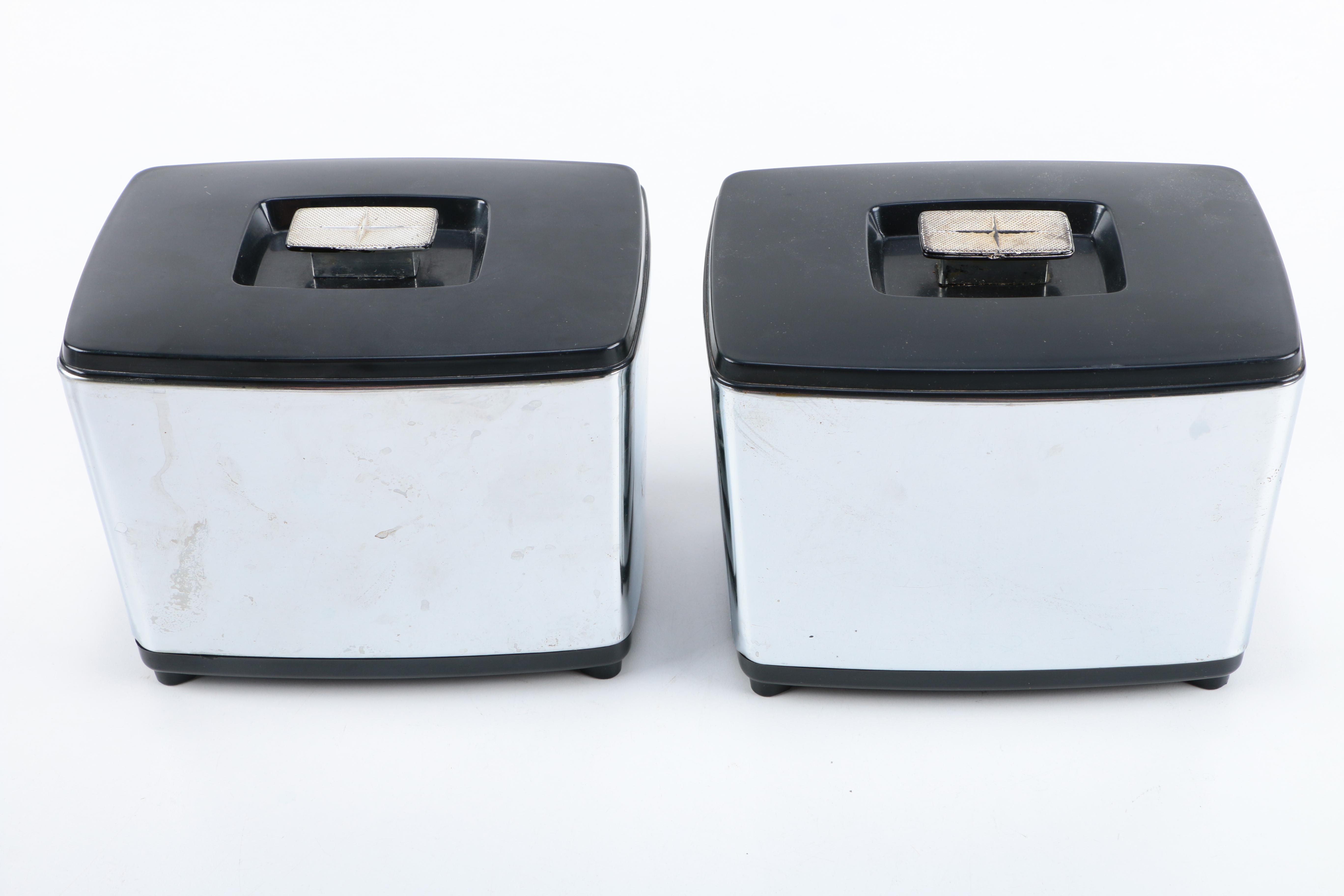 Vintage Stainless Steel Kitchen Canisters