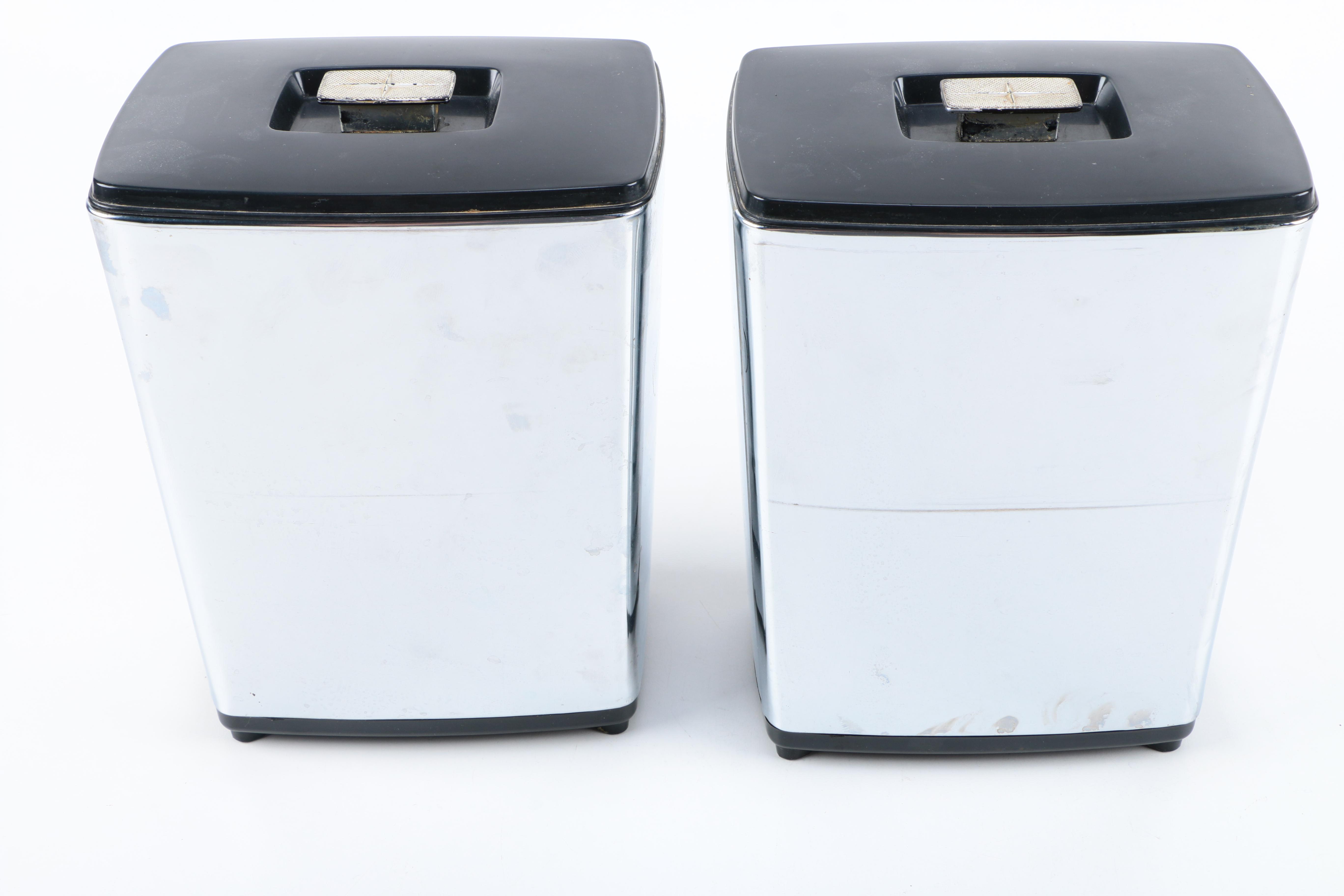 Vintage Stainless Steel Kitchen Canisters