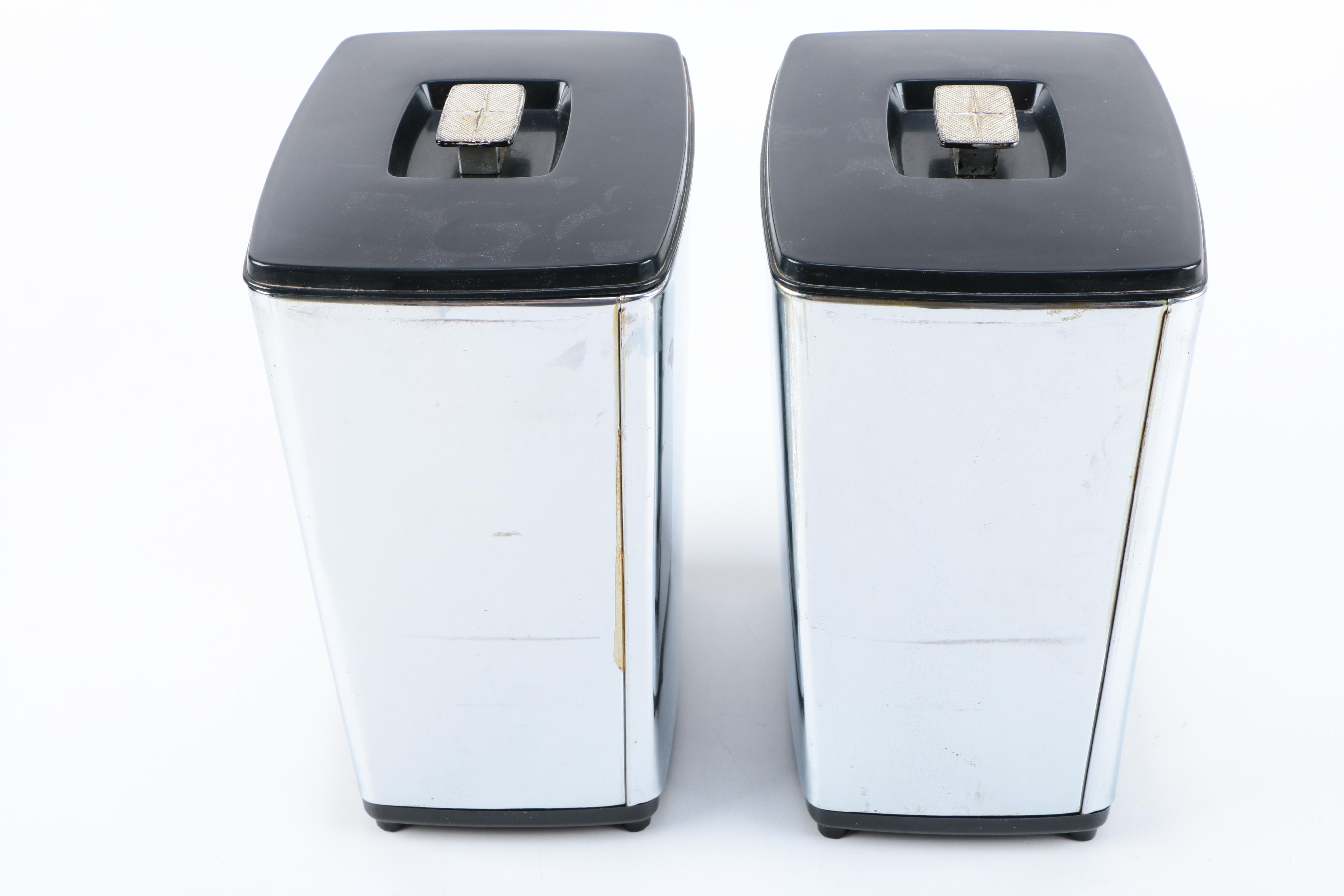 Vintage Stainless Steel Kitchen Canisters