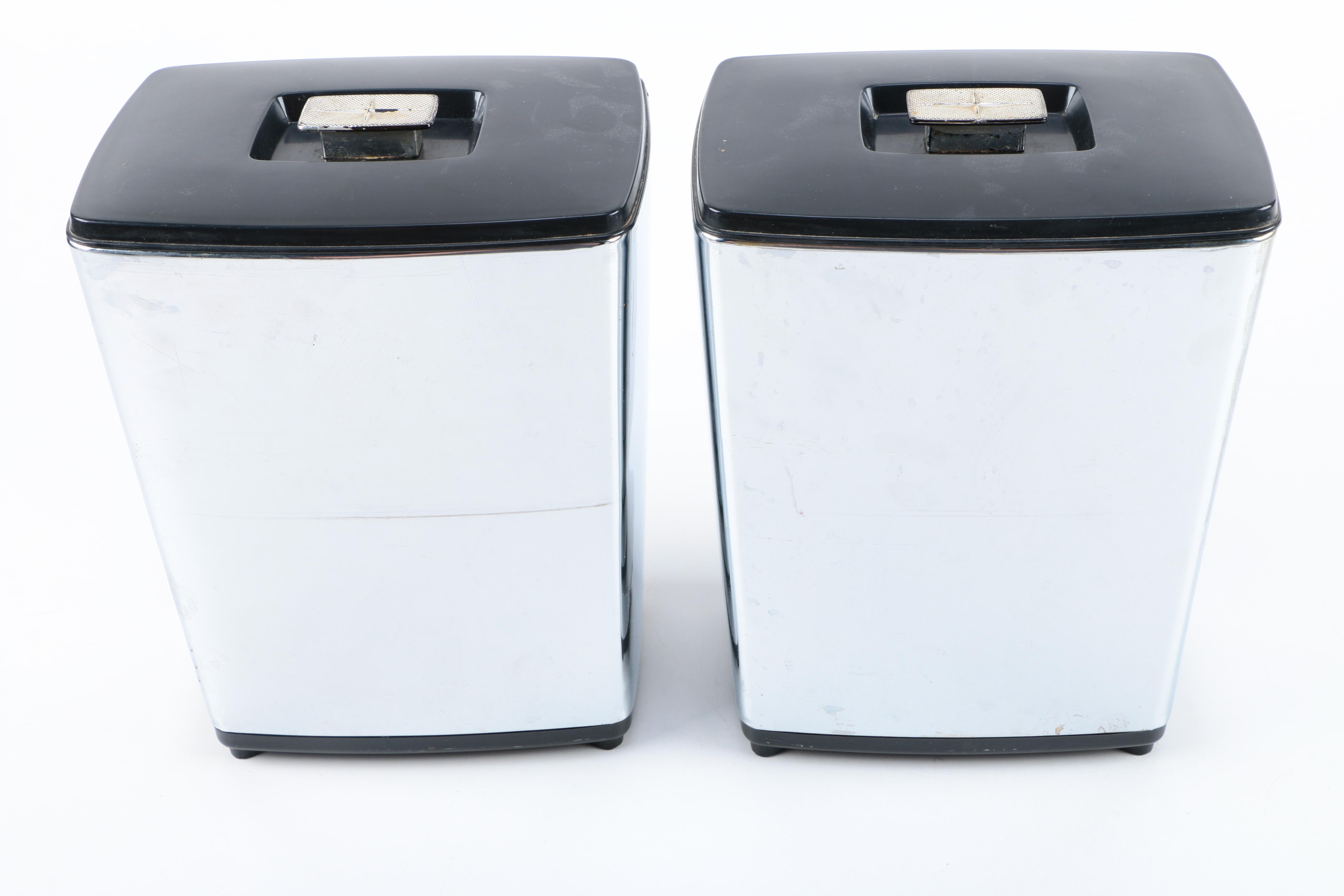 Vintage Stainless Steel Kitchen Canisters