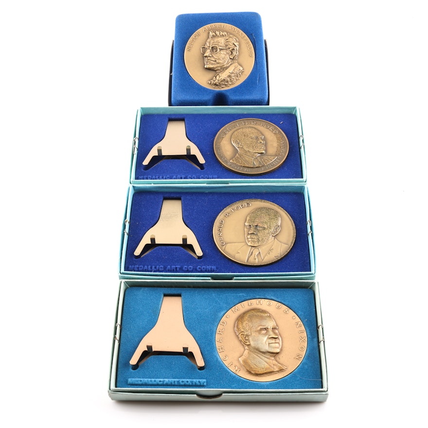 Bronze Presidential and Vice Presidential Inaugural Medals