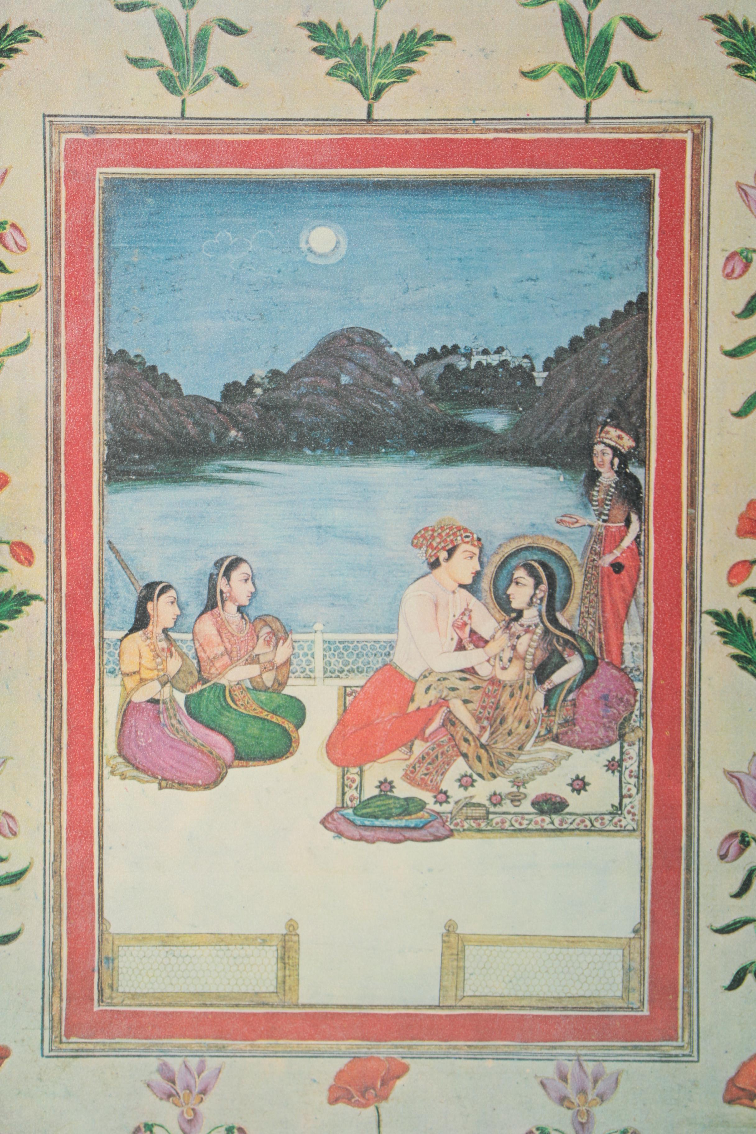 Offset Lithograph on Paper After "Lovers on a Lakeside Terrace"