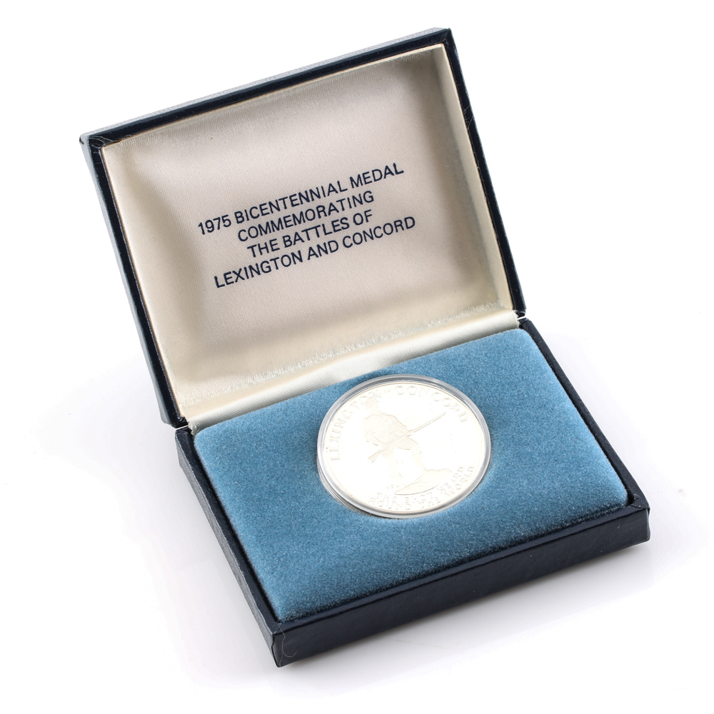 1975 American Revolution Bicentennial Medal Commemorating the Battle of Lexington and Concord