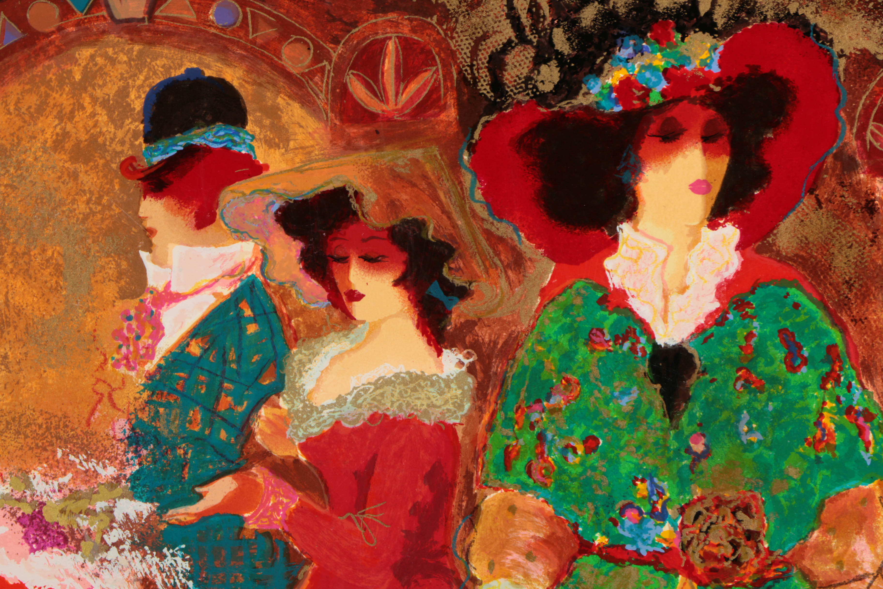 Tanya Wissotzky and Alexander Galtchansky Artist's Proof Limited Edition Serigraph on Paper "Love and Romance II"