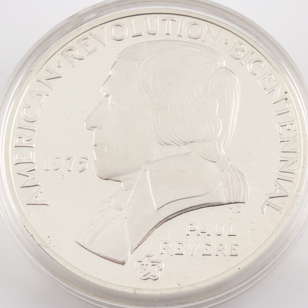 1975 American Revolution Bicentennial Medal Commemorating the Battle of Lexington and Concord