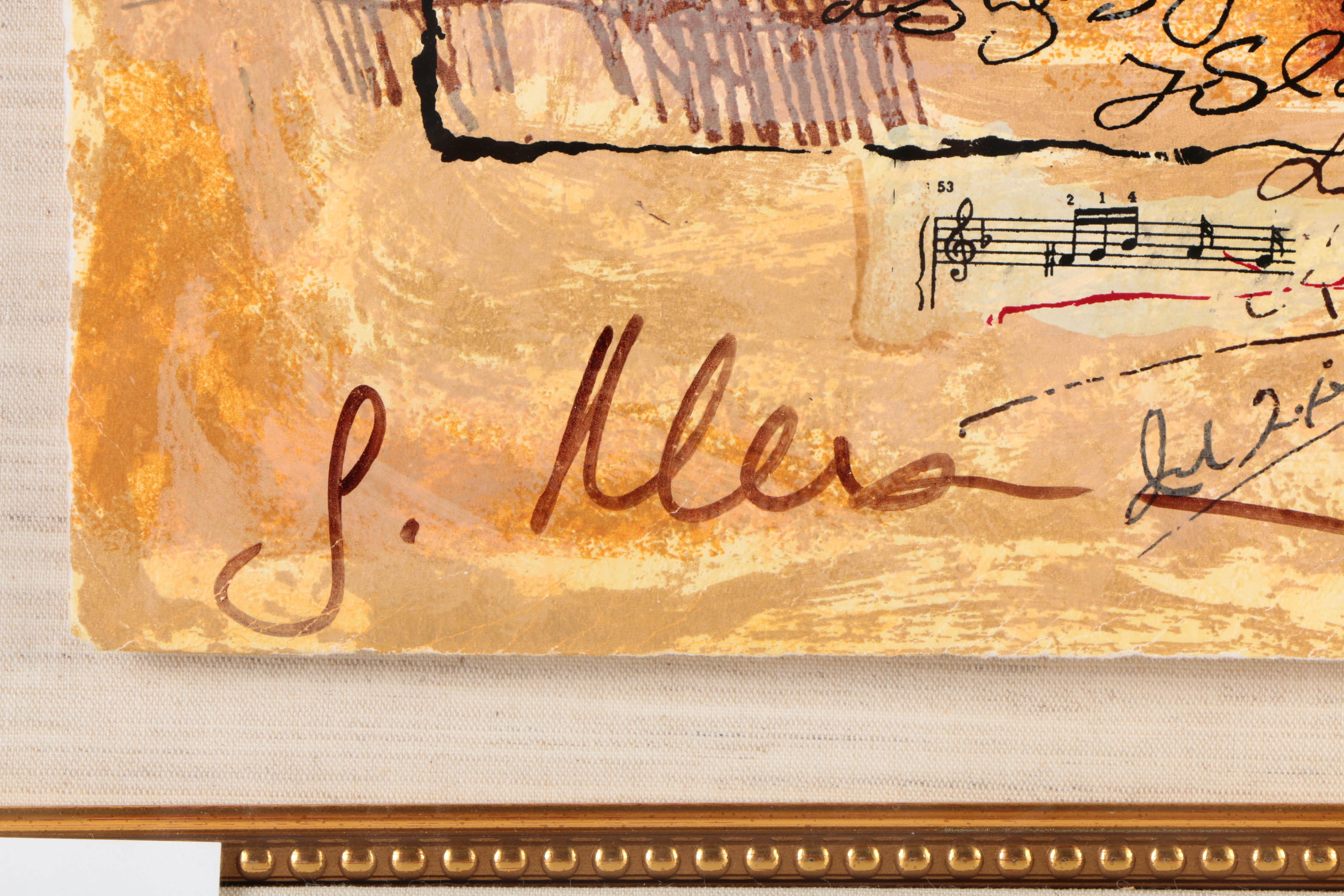 Tanya Wissotzky and Alexander Galtchansky Artist's Proof Limited Edition Serigraph on Paper "Love and Romance II"