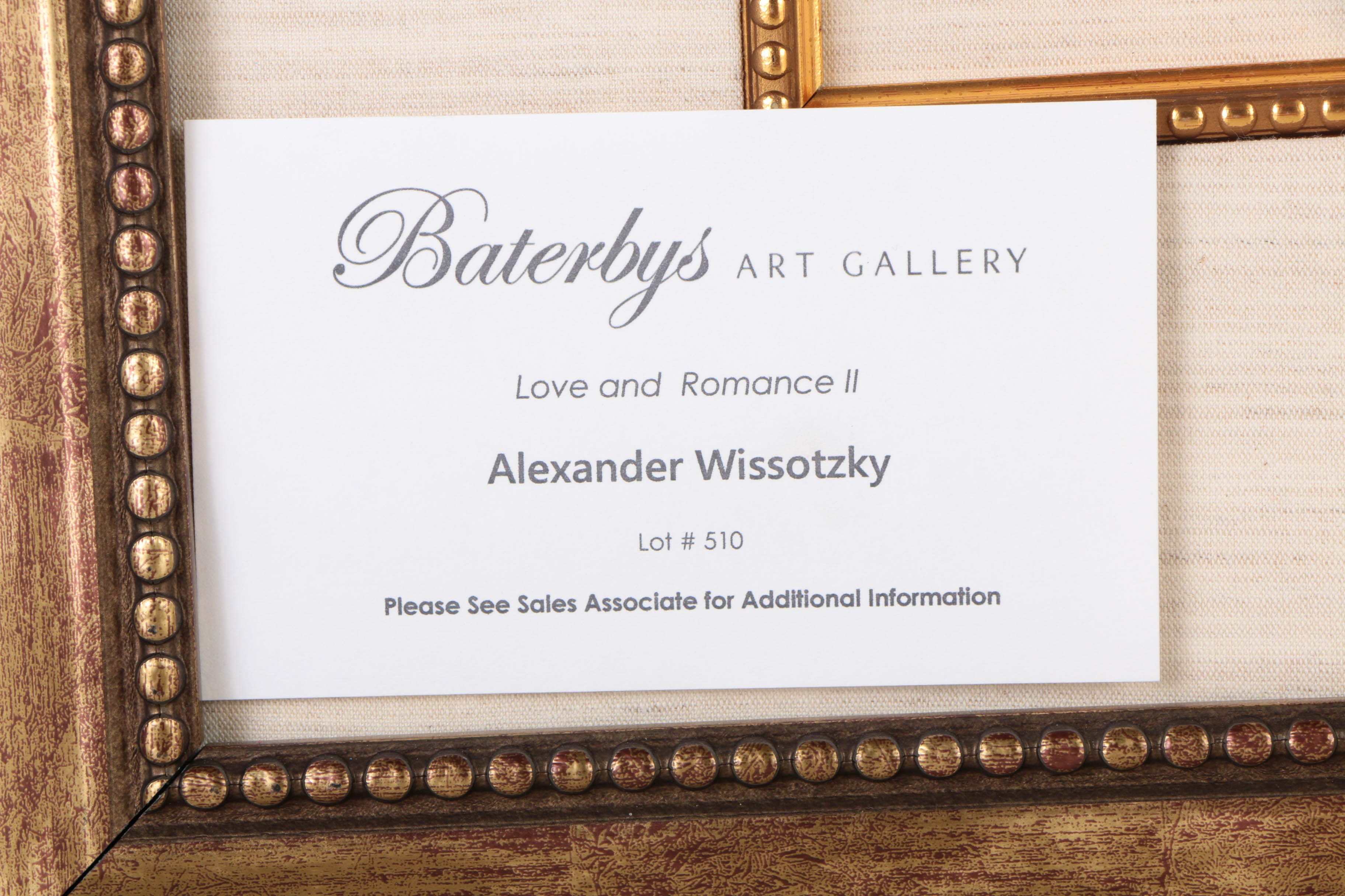 Tanya Wissotzky and Alexander Galtchansky Artist's Proof Limited Edition Serigraph on Paper "Love and Romance II"