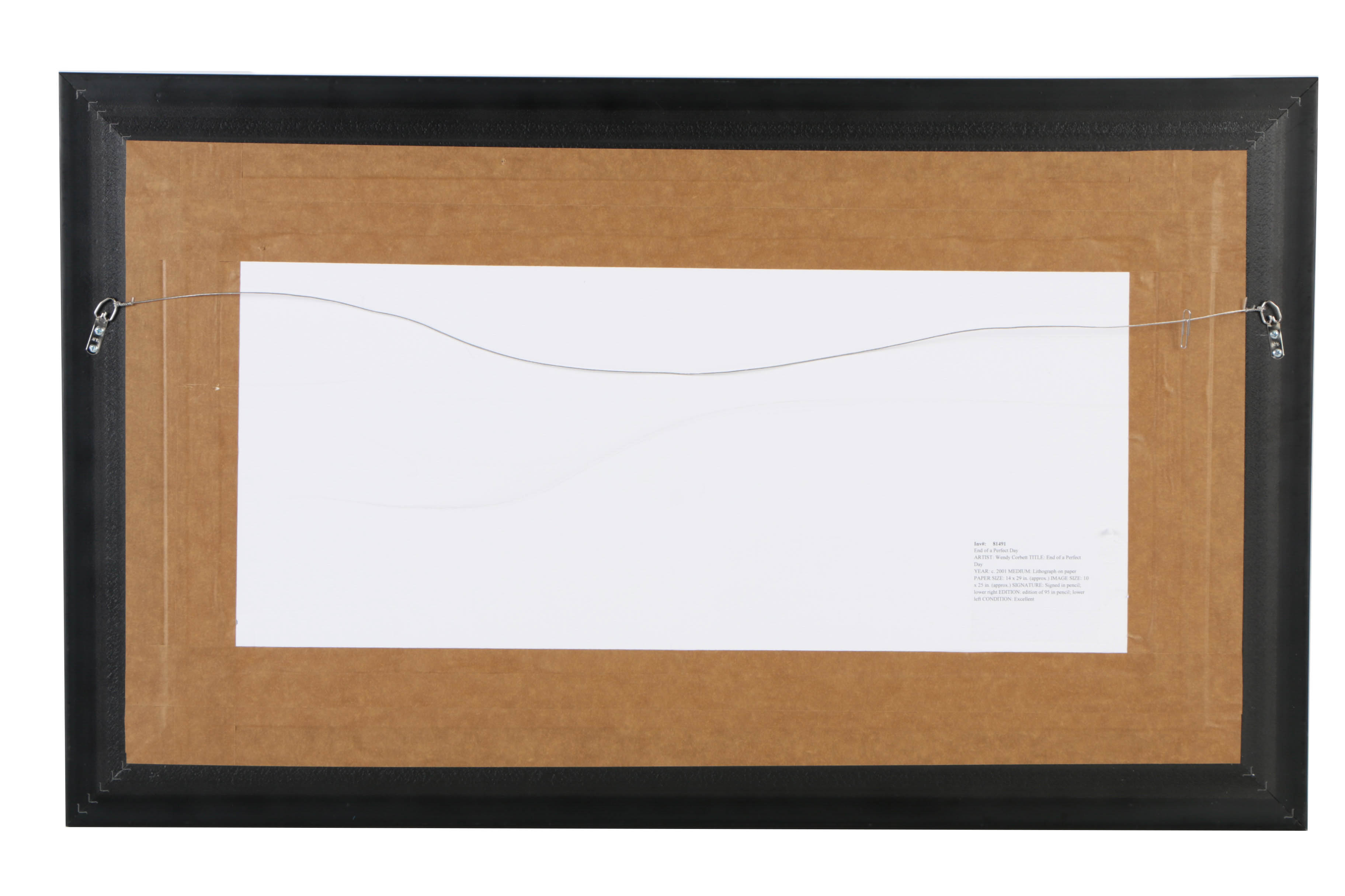 Wendy Corbett Limited Edition Giclee on Paper "End of a Perfect Day"