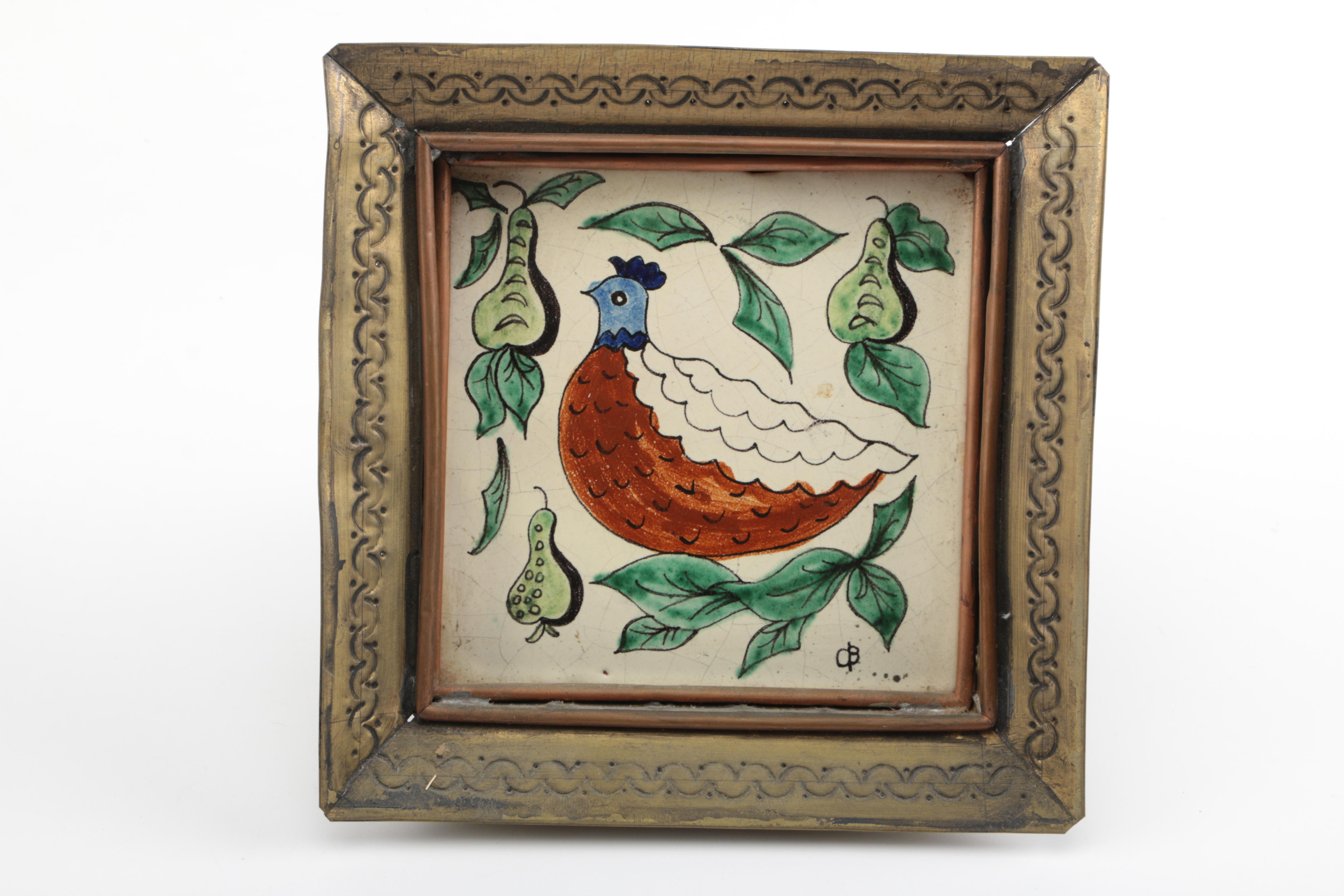 Mexican Terracotta Tile Artwork