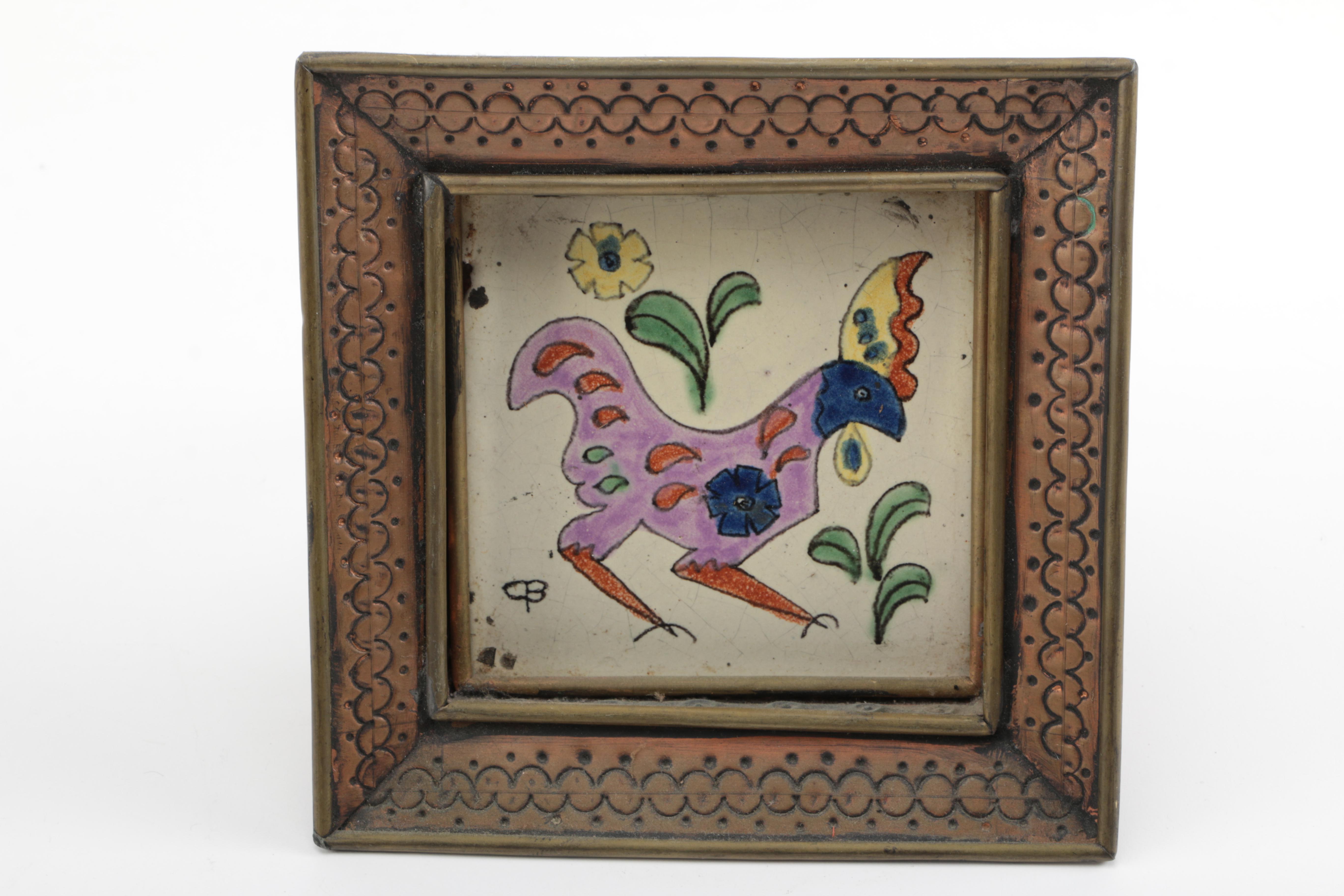 Mexican Terracotta Tile Artwork