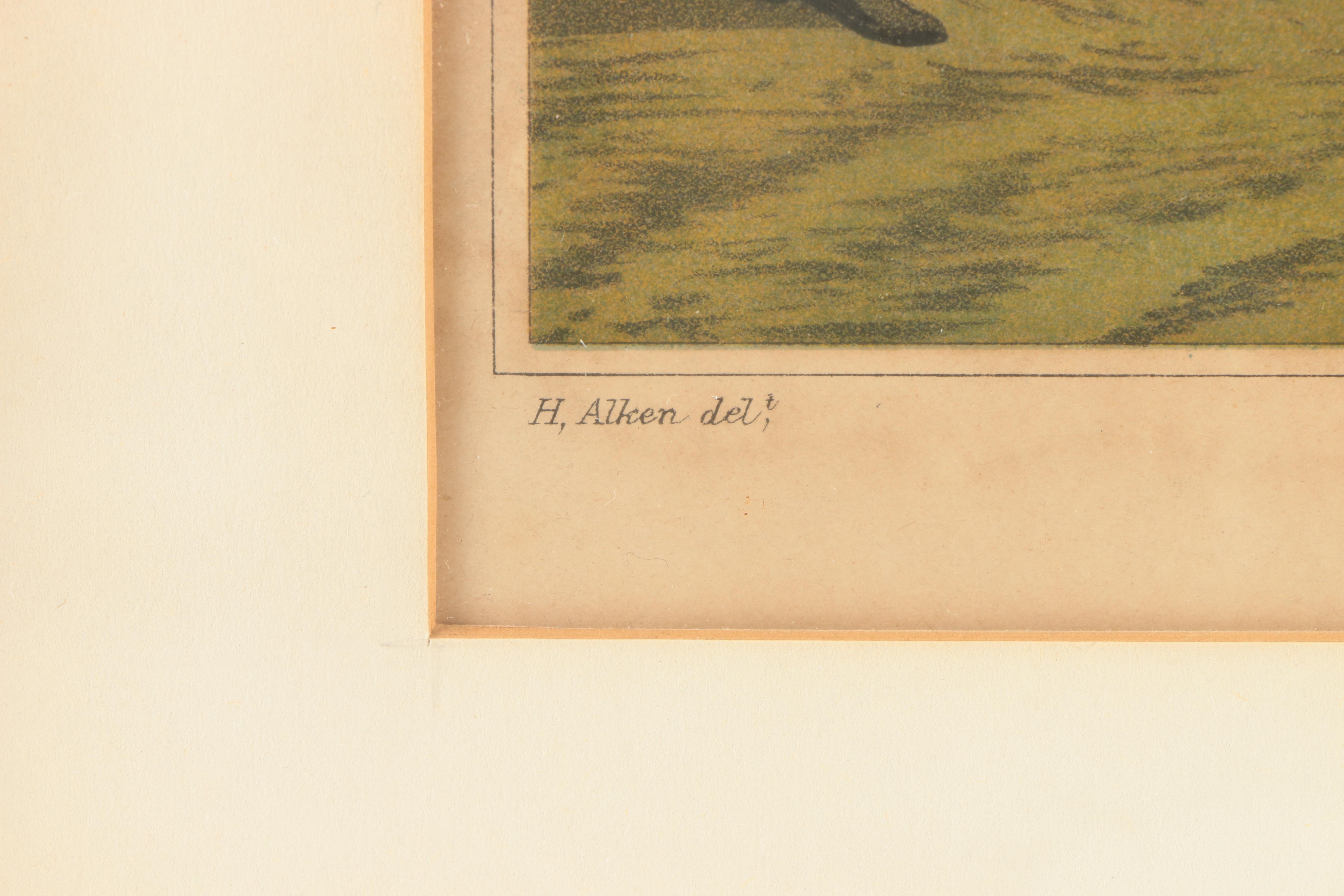 Lithograph After Henry Thomas Alken "A Prize Fight"