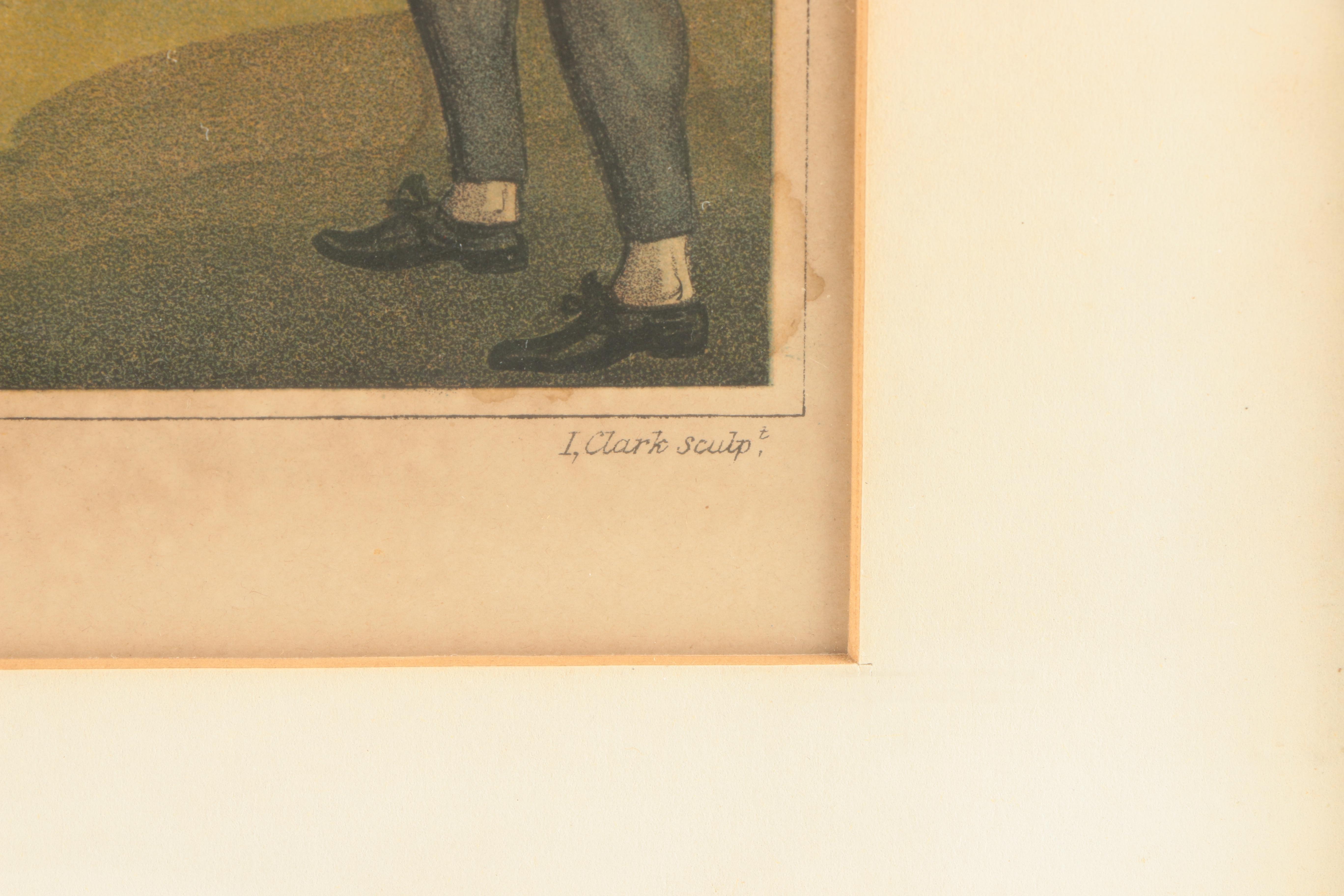 Lithograph After Henry Thomas Alken "A Prize Fight"