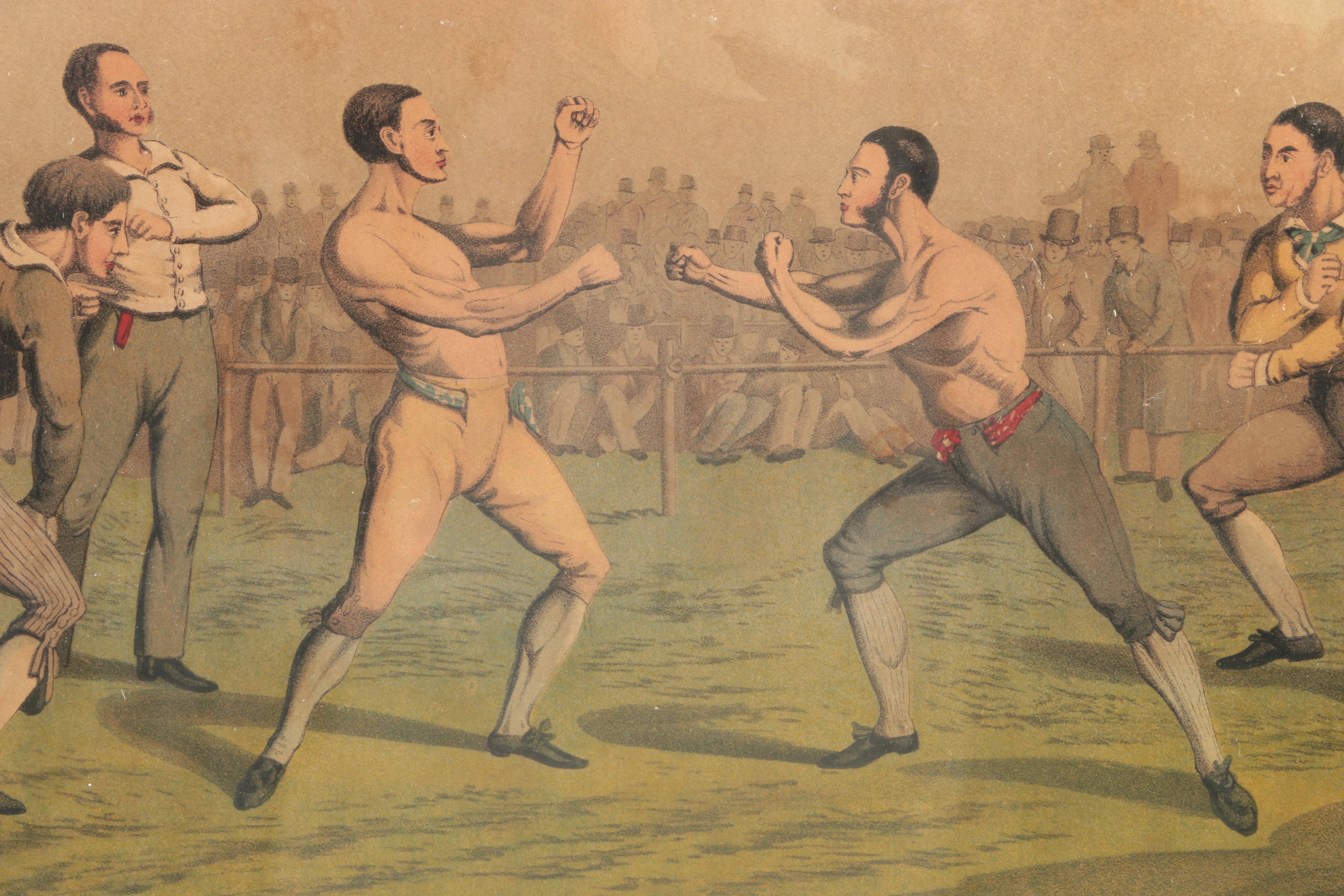 Lithograph After Henry Thomas Alken "A Prize Fight"
