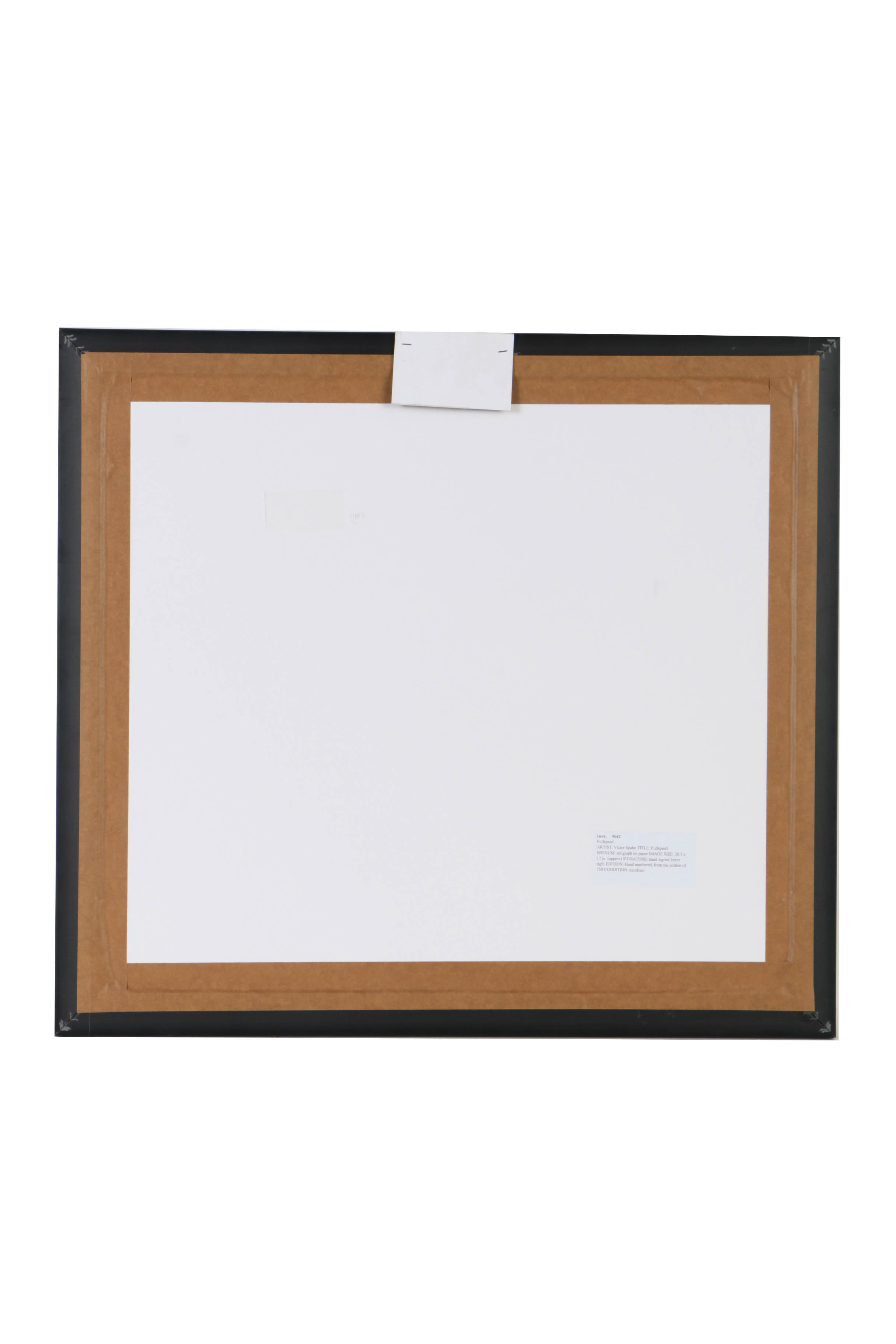 Victor Spa Limited Edition Offset Lithograph on Paper "Fullspeed"