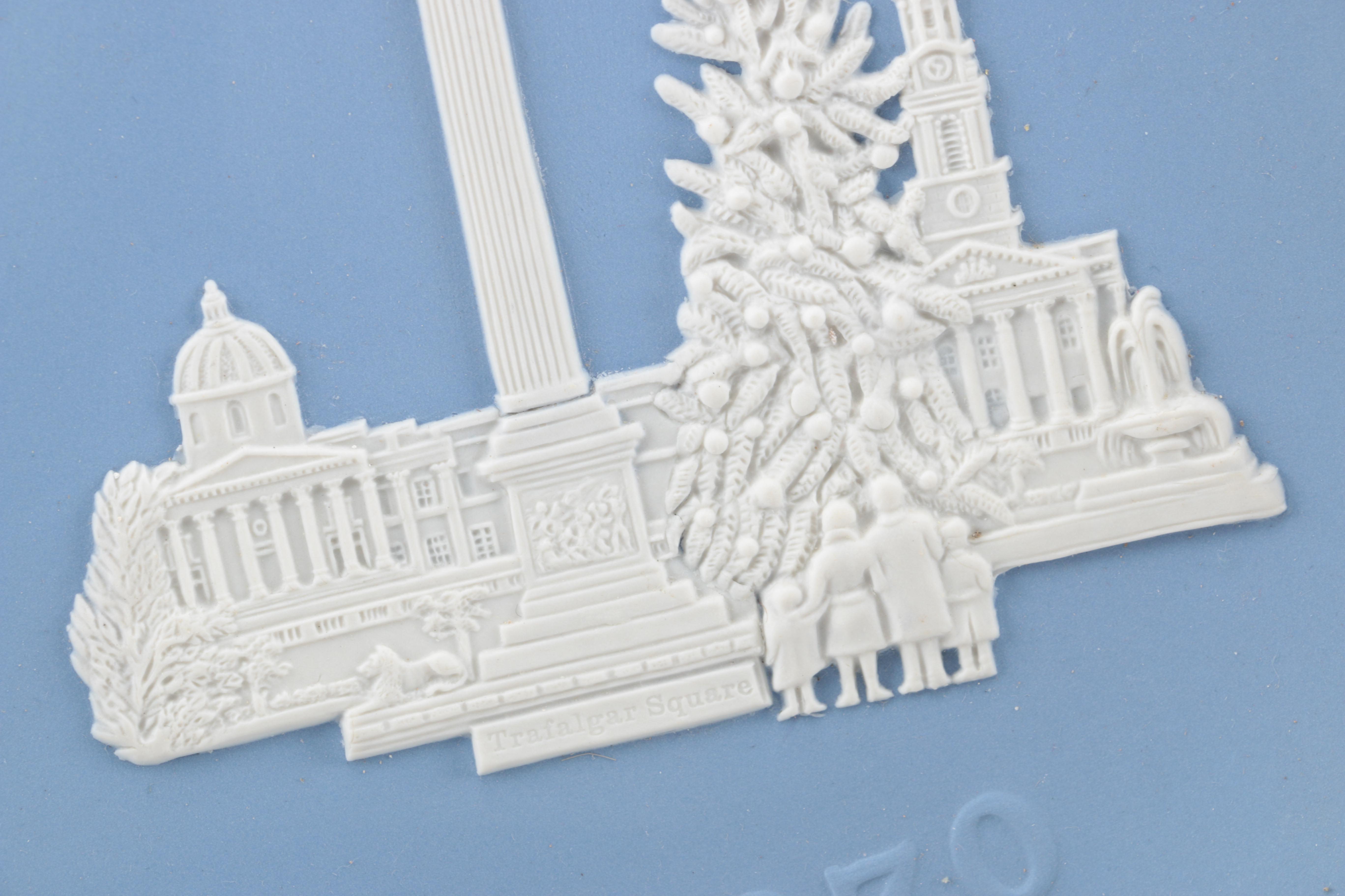 Wedgwood Blue Jasperware Bowl and Commemorative Plate