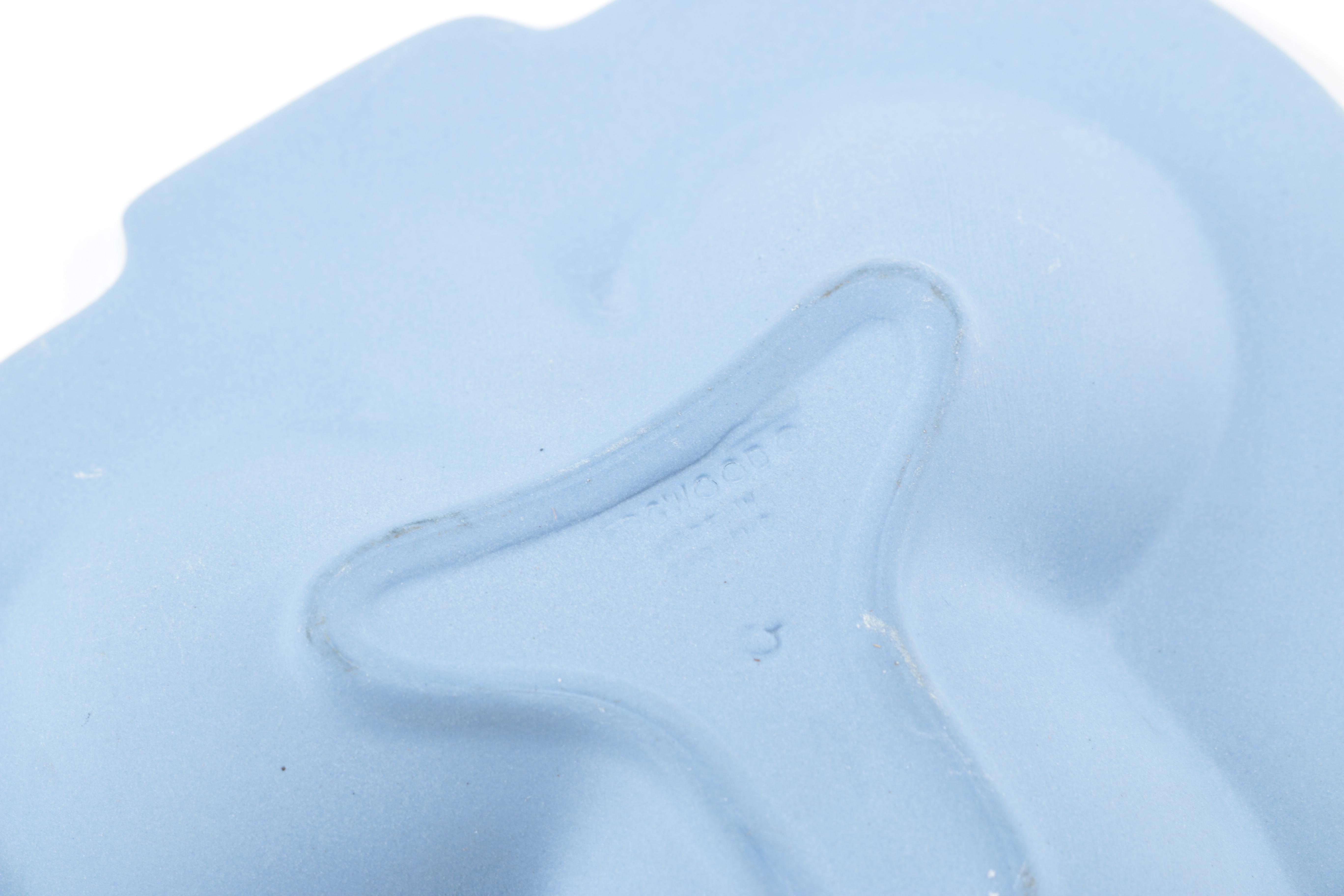 Wedgwood Blue Jasperware Bowl and Commemorative Plate