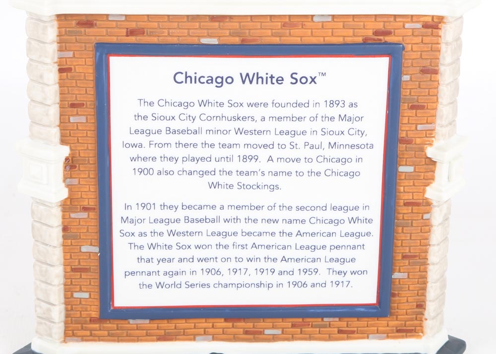 Dept. 56 Chicago White Sox Houses