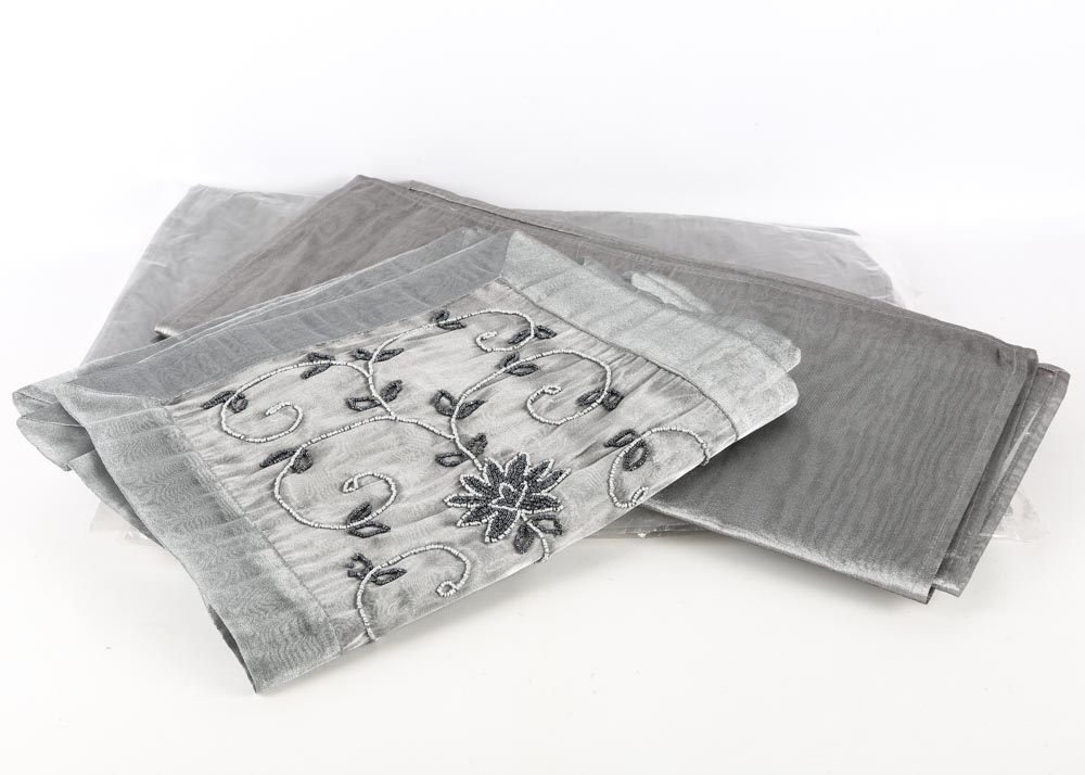 Gray Voile Table Linens