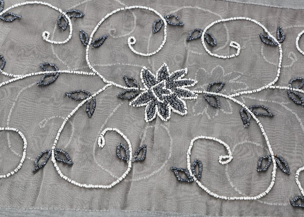 Gray Voile Table Linens