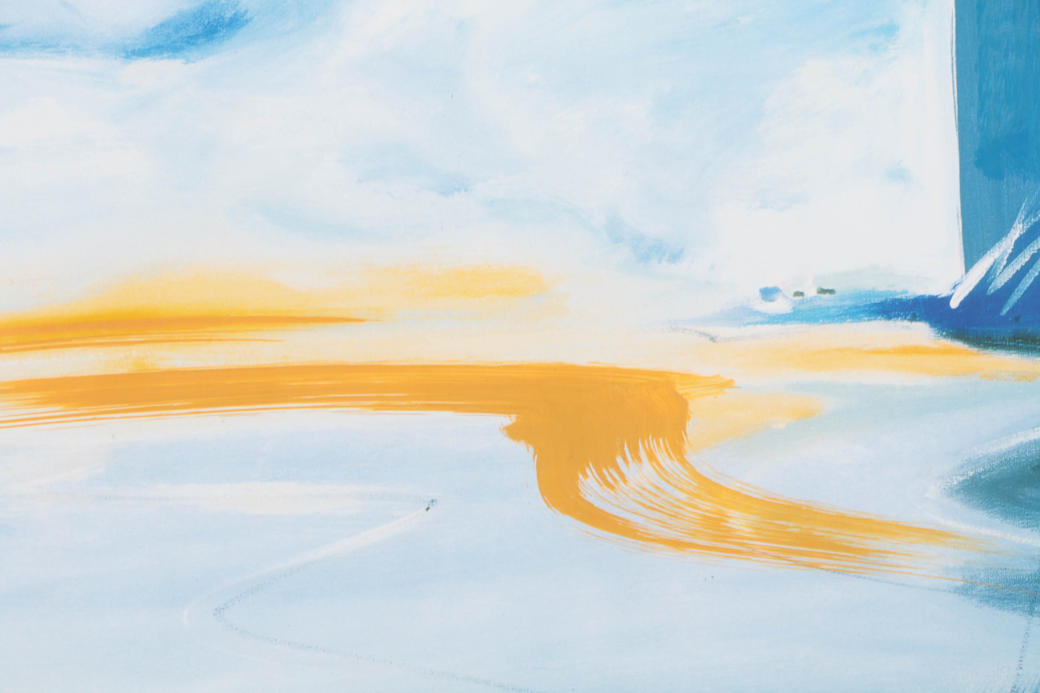 Alfred Gockel Offset Lithograph on Paper "Seaside"