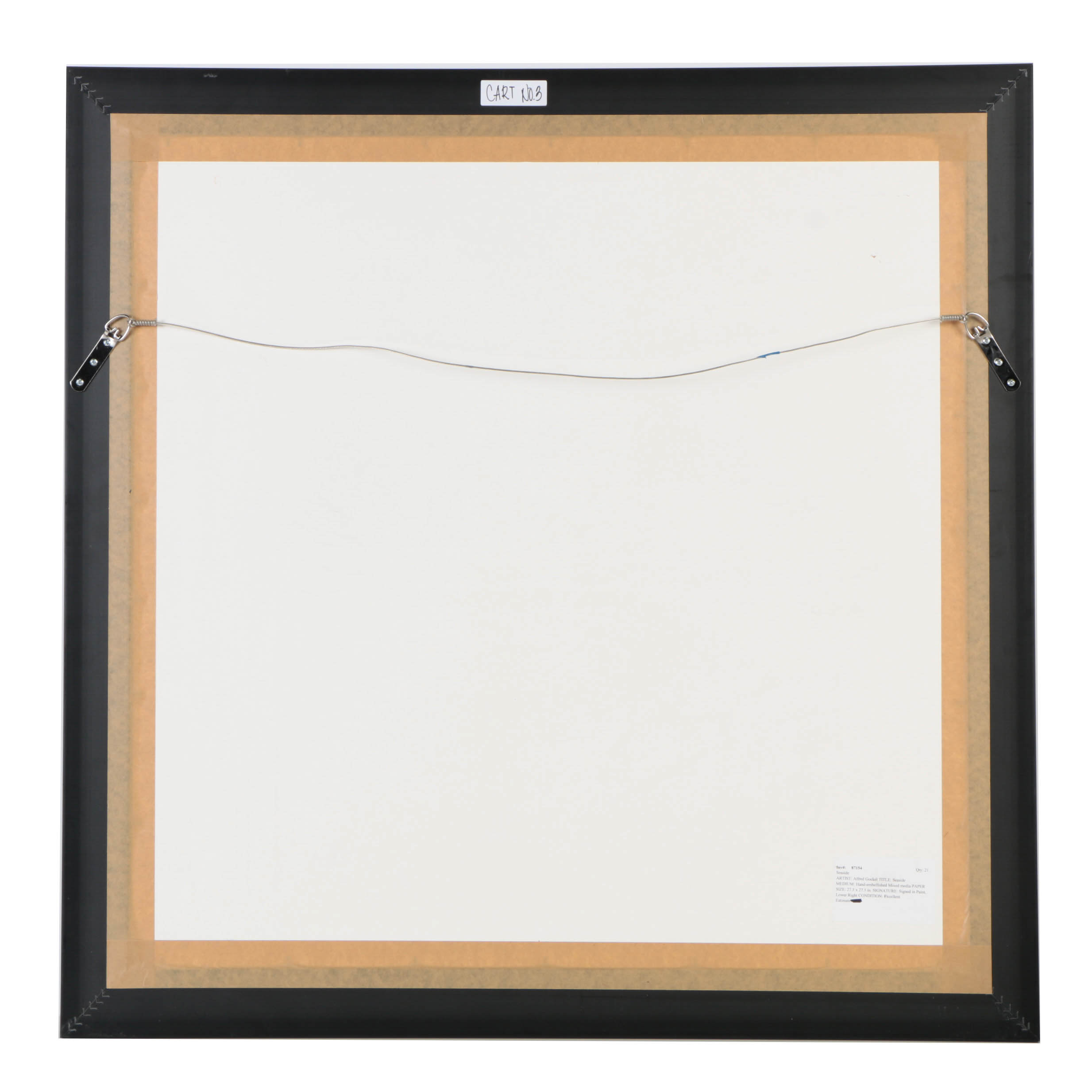 Alfred Gockel Offset Lithograph on Paper "Seaside"