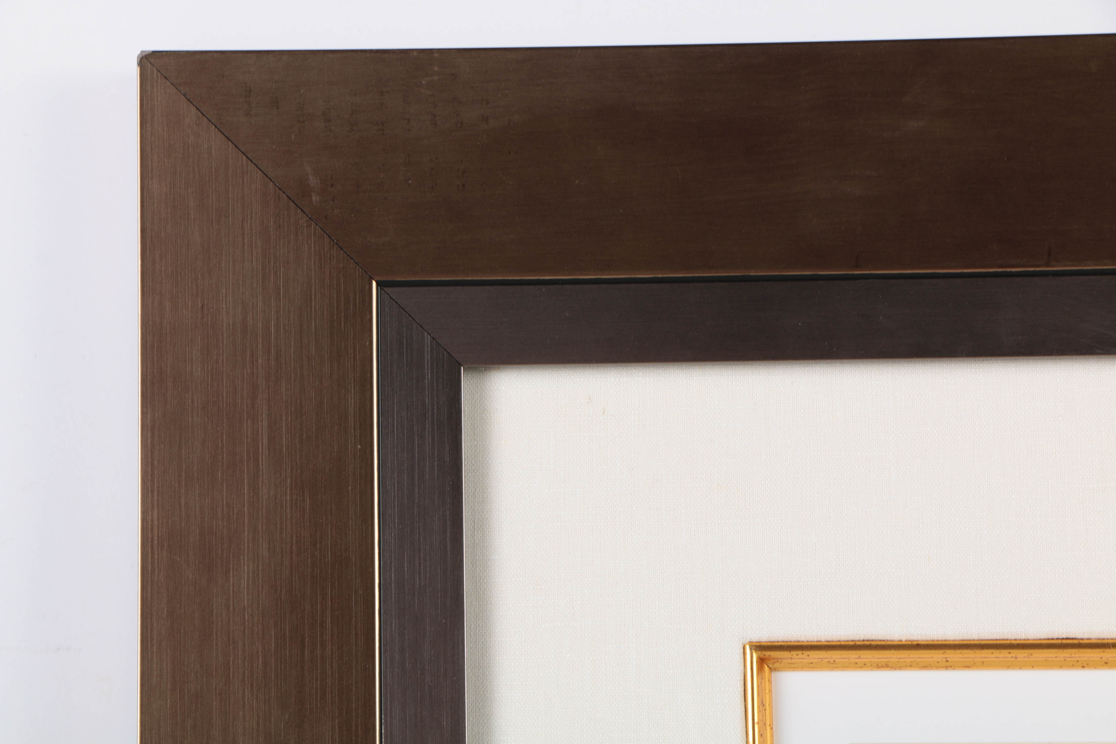 Alfred Gockel Signed Offset Lithograph with Hand-Painted Embellishments Abstract Still Life