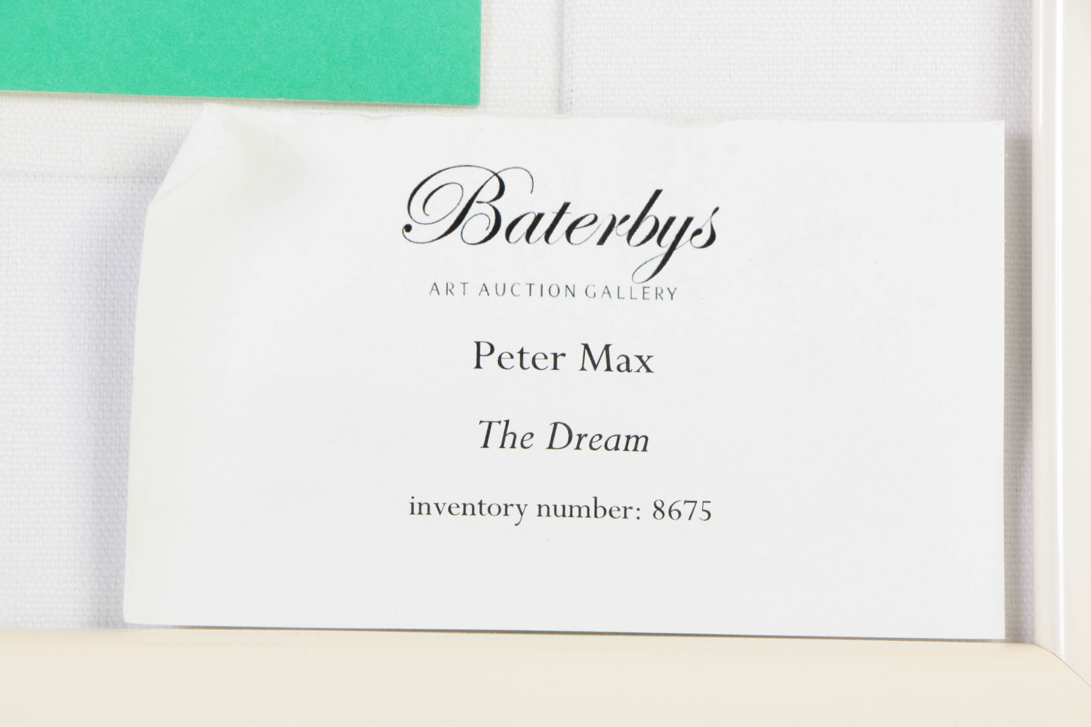 Peter Max Limited Edition Lithograph on Paper "The Dream"