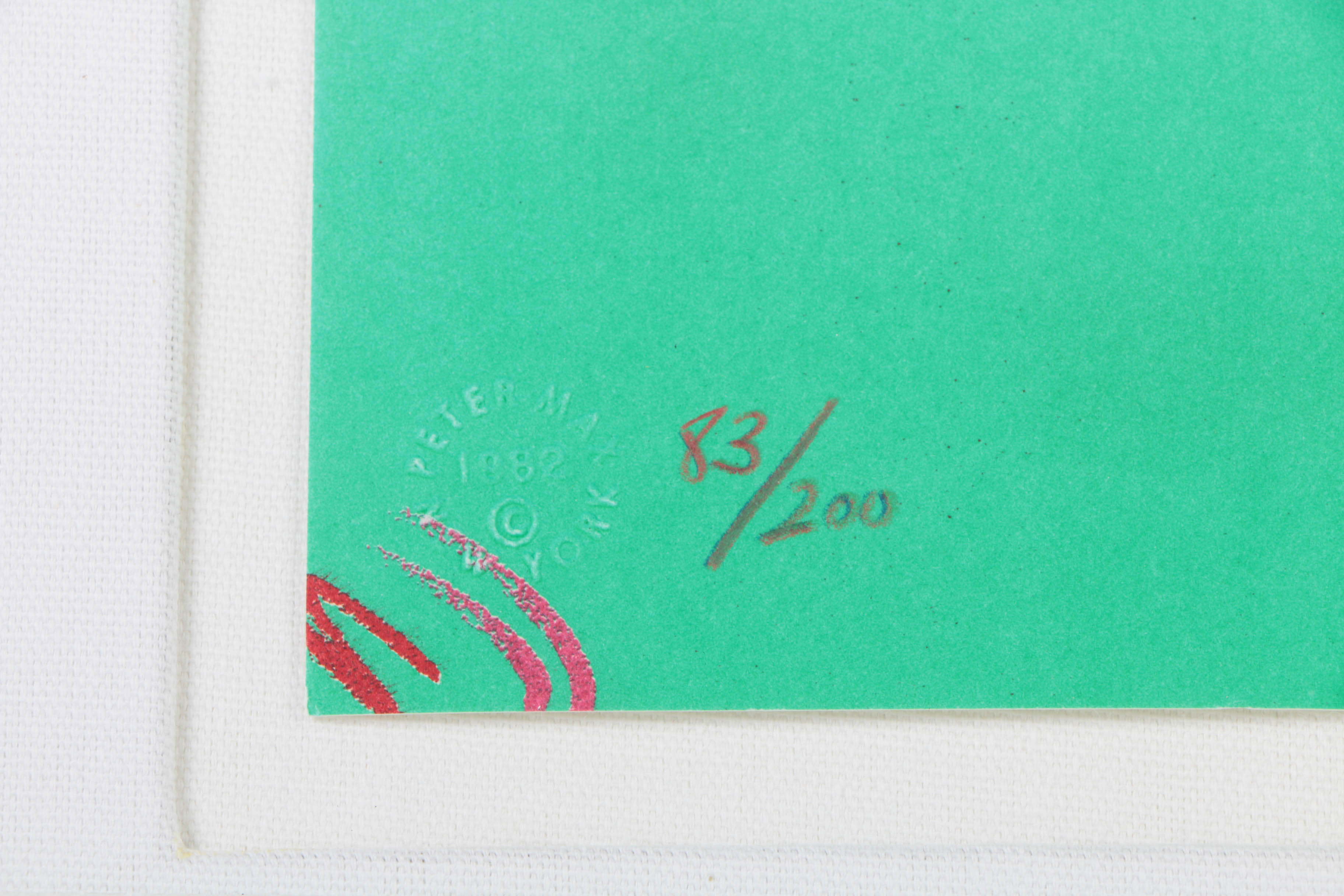 Peter Max Limited Edition Lithograph on Paper "The Dream"