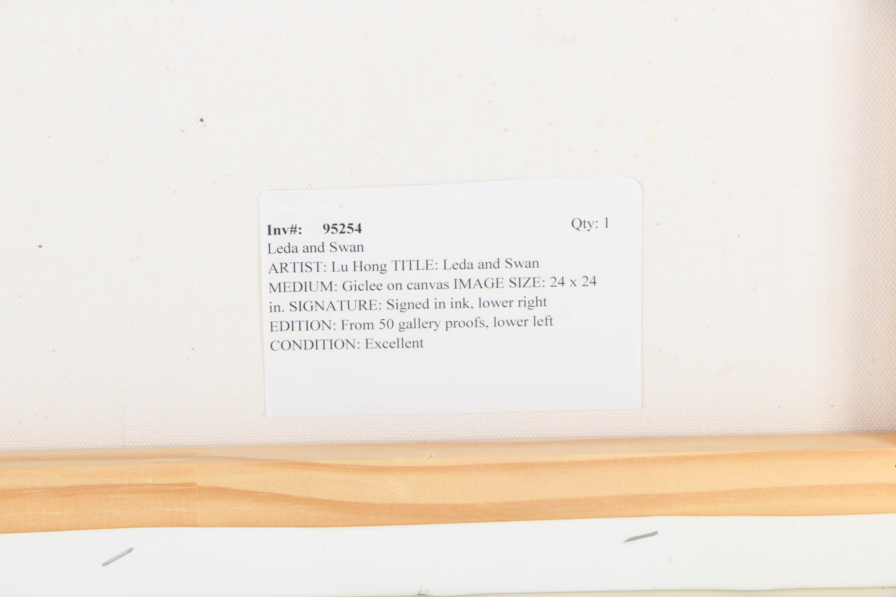 Lu Hong Limited Edition Giclee on Canvas "Implication of Genesis"