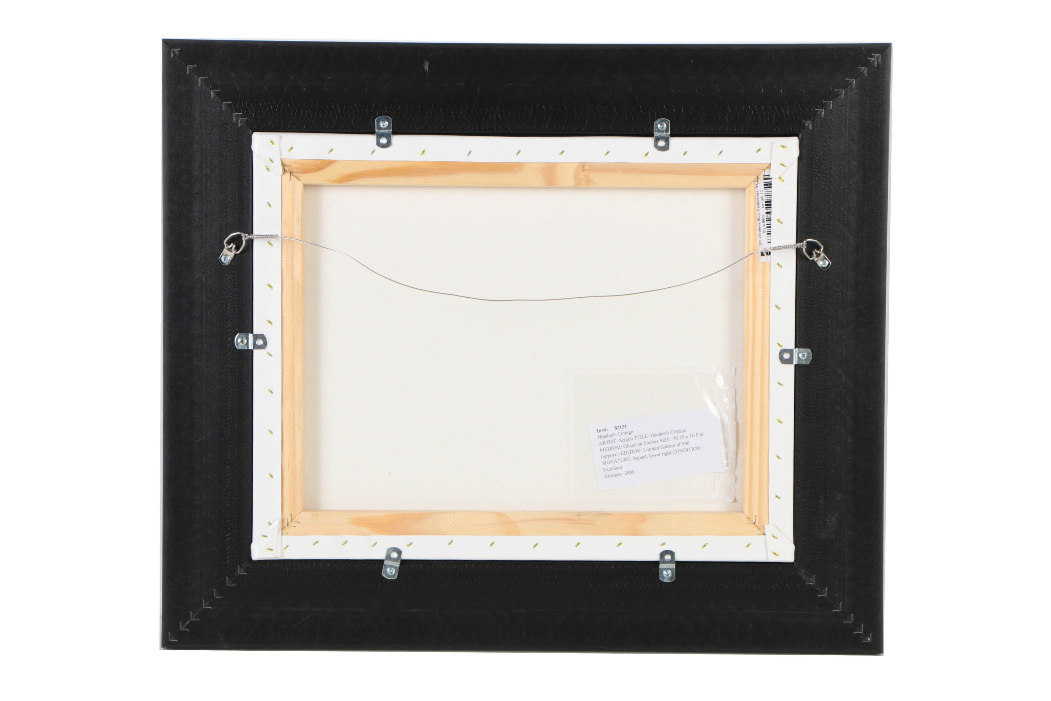 Sergon Limited Edition Offset Lithograph on Canvas "Heather's Cottage"