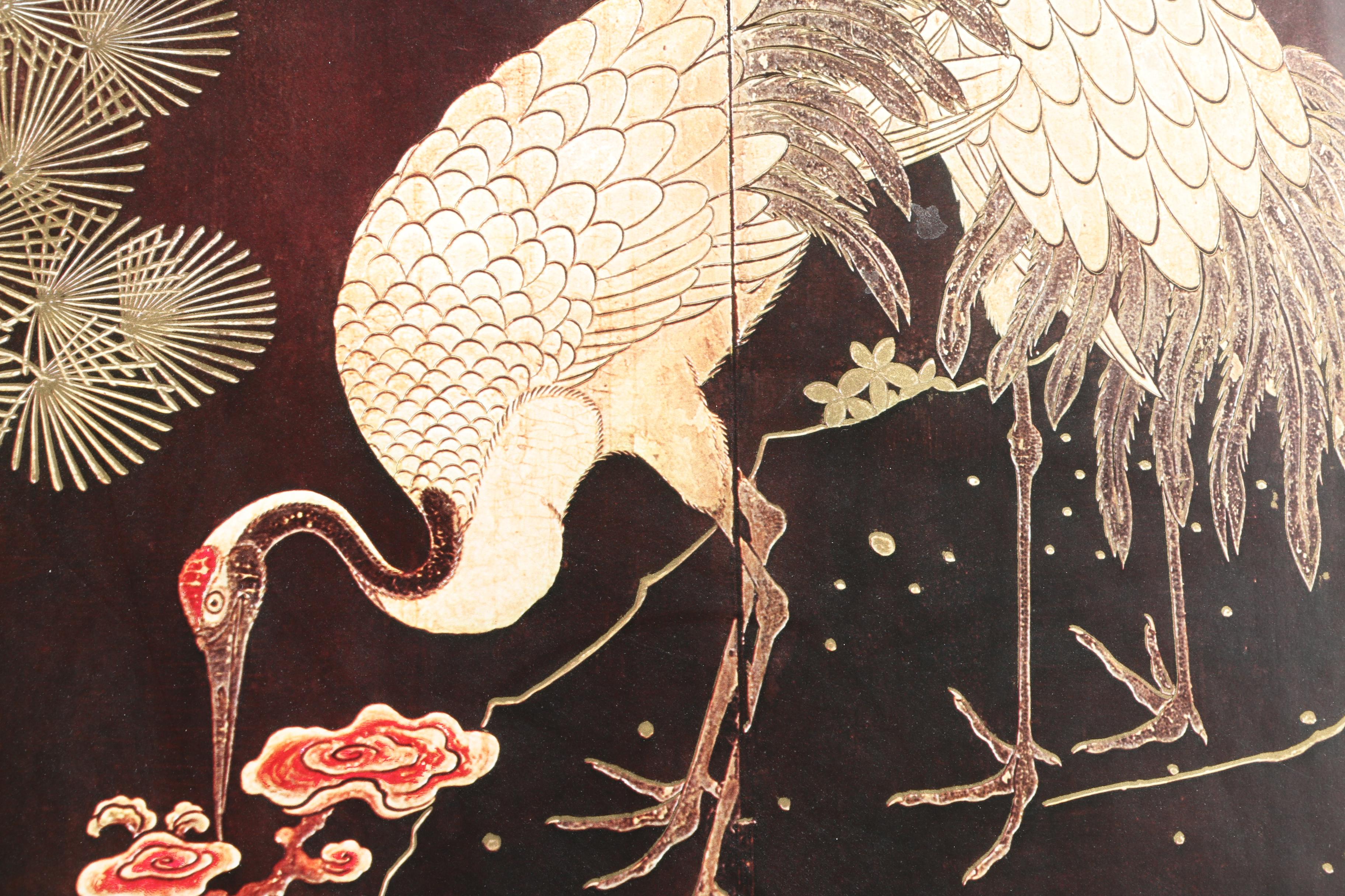 Offset Lithograph After Charles Clifton's Painting of Herons