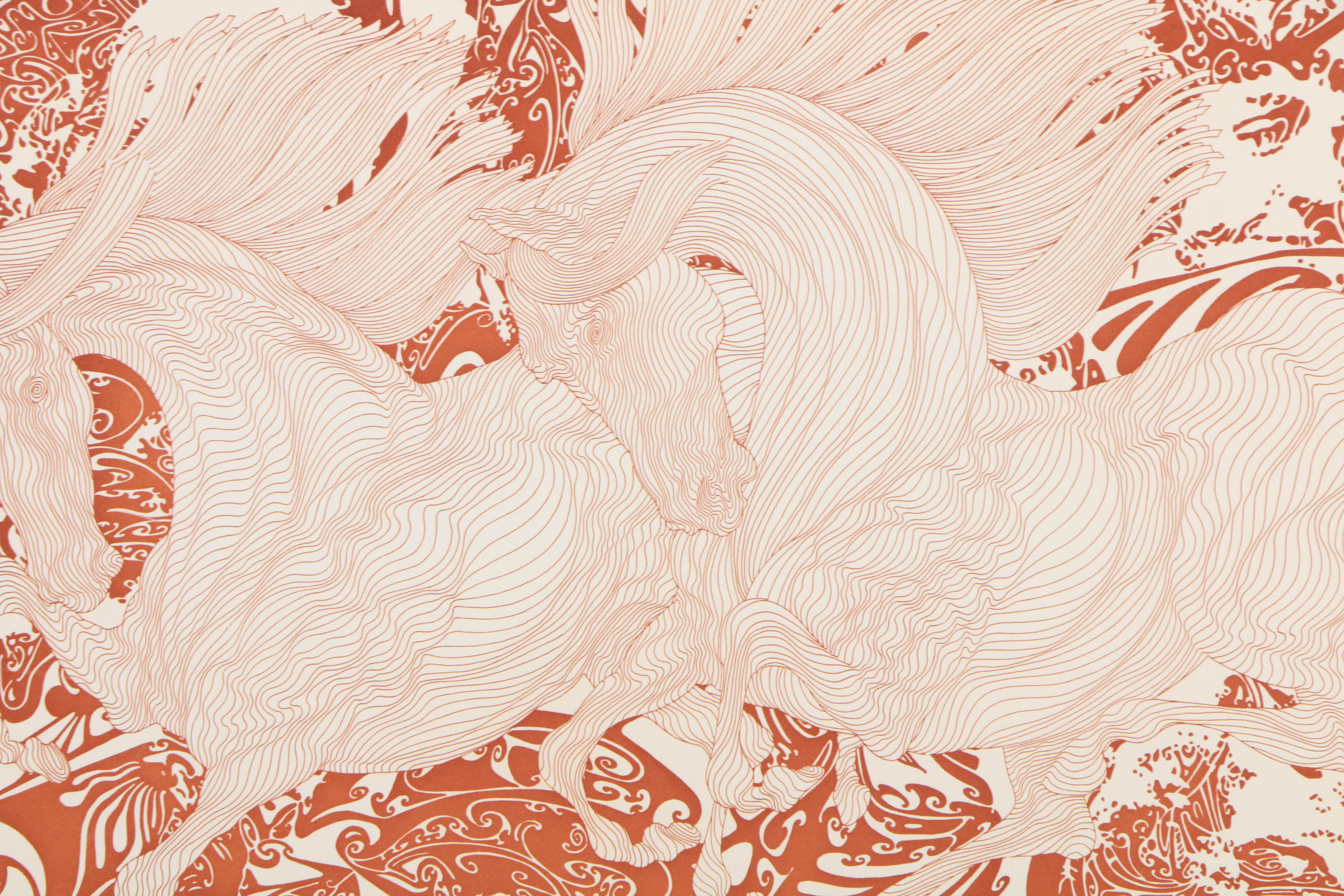 Guillaume Azoulay Signed Limited Edition Etching on Paper "La Course"