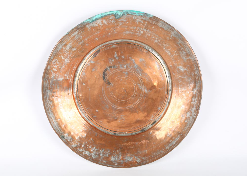 Copper and Copper Finish Chargers