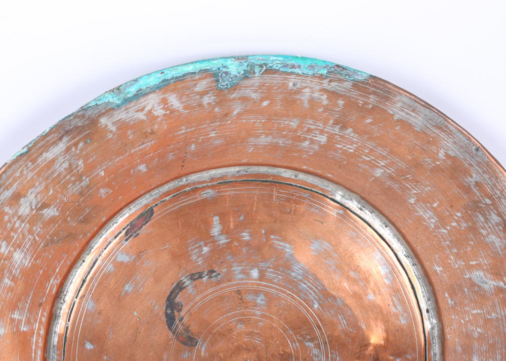 Copper and Copper Finish Chargers