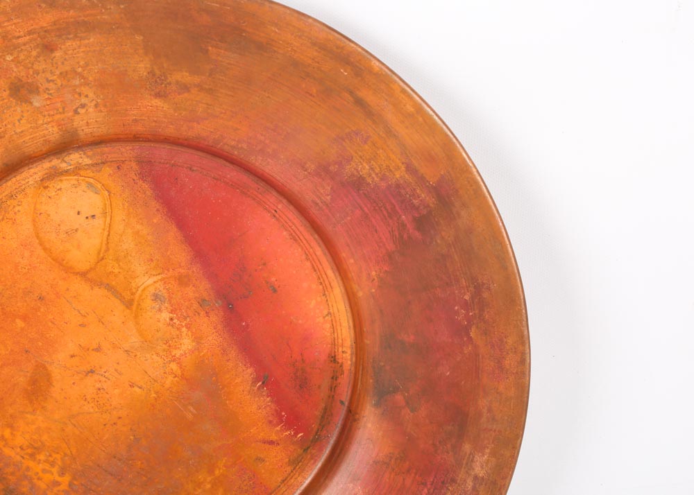 Copper and Copper Finish Chargers