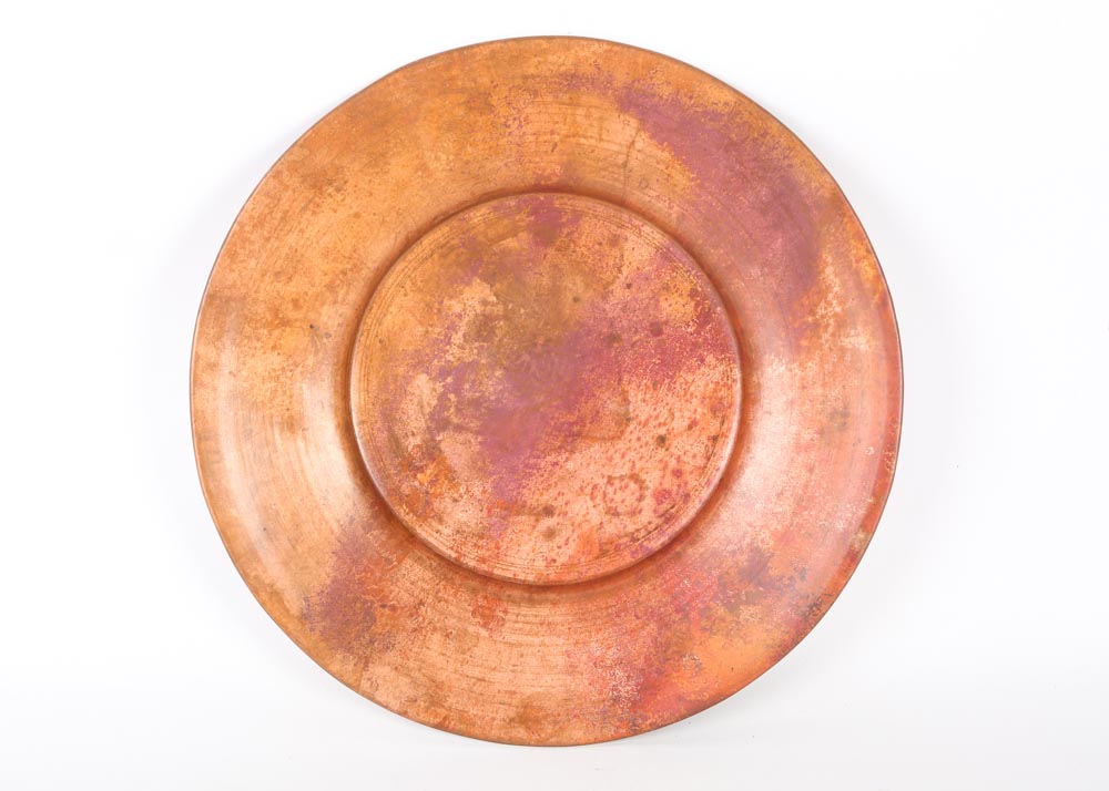 Copper and Copper Finish Chargers