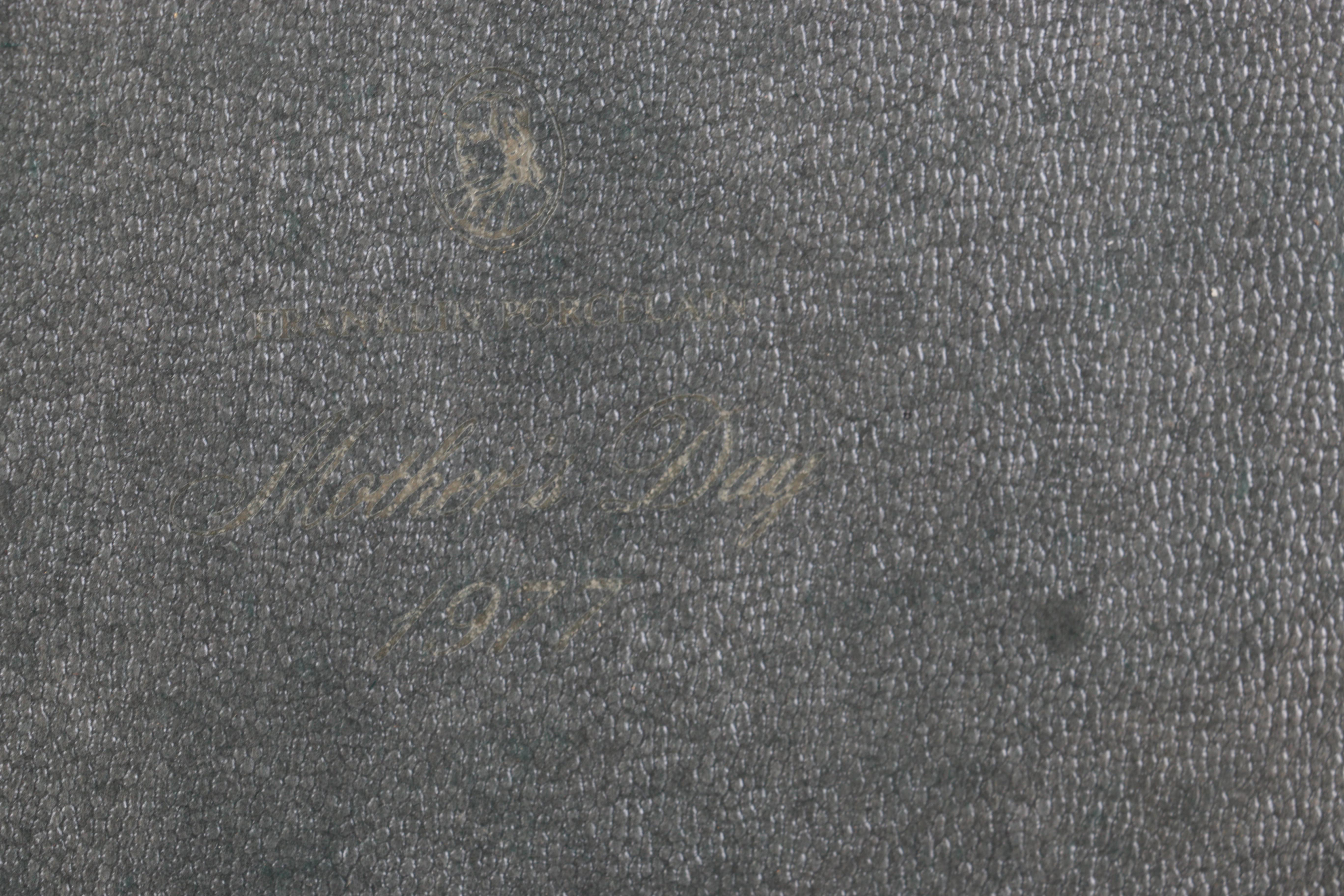 Franklin Mint 1977 "Mother's Day" Plate