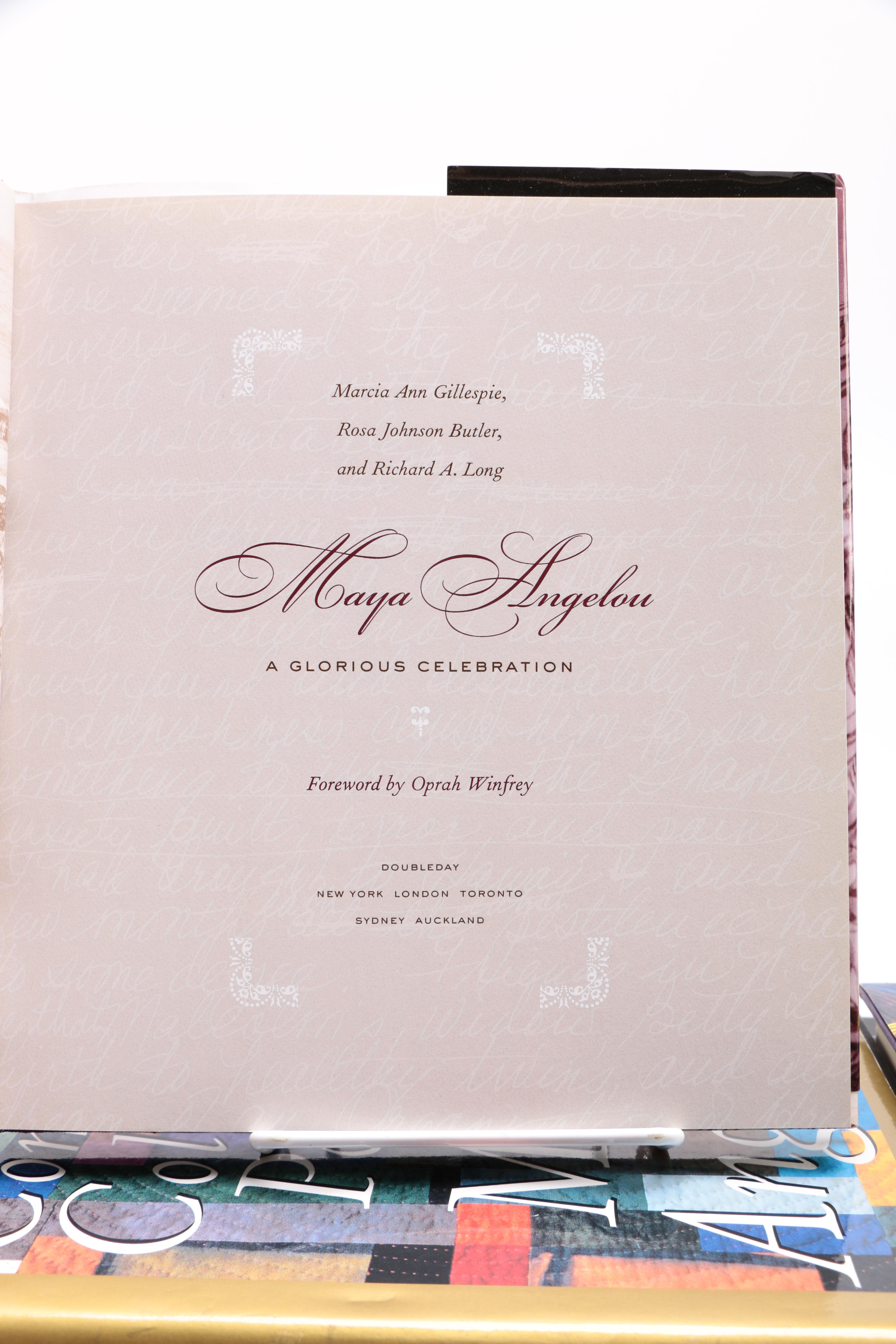 Collection of Maya Angelou and African American Experience Books