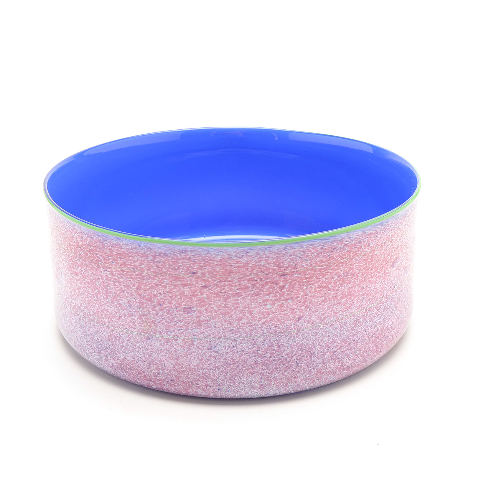 Taylor Backes Blown Art Glass Center Bowl